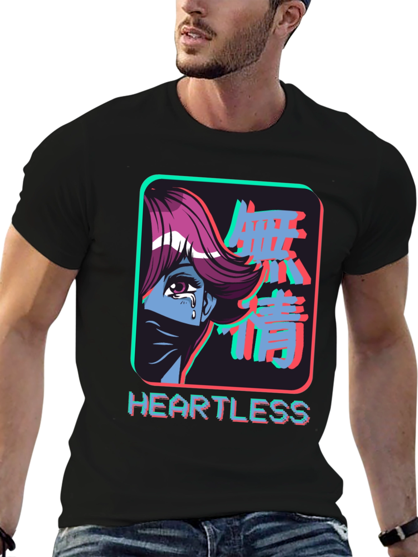 Heartless Anime Graphic T-Shirt