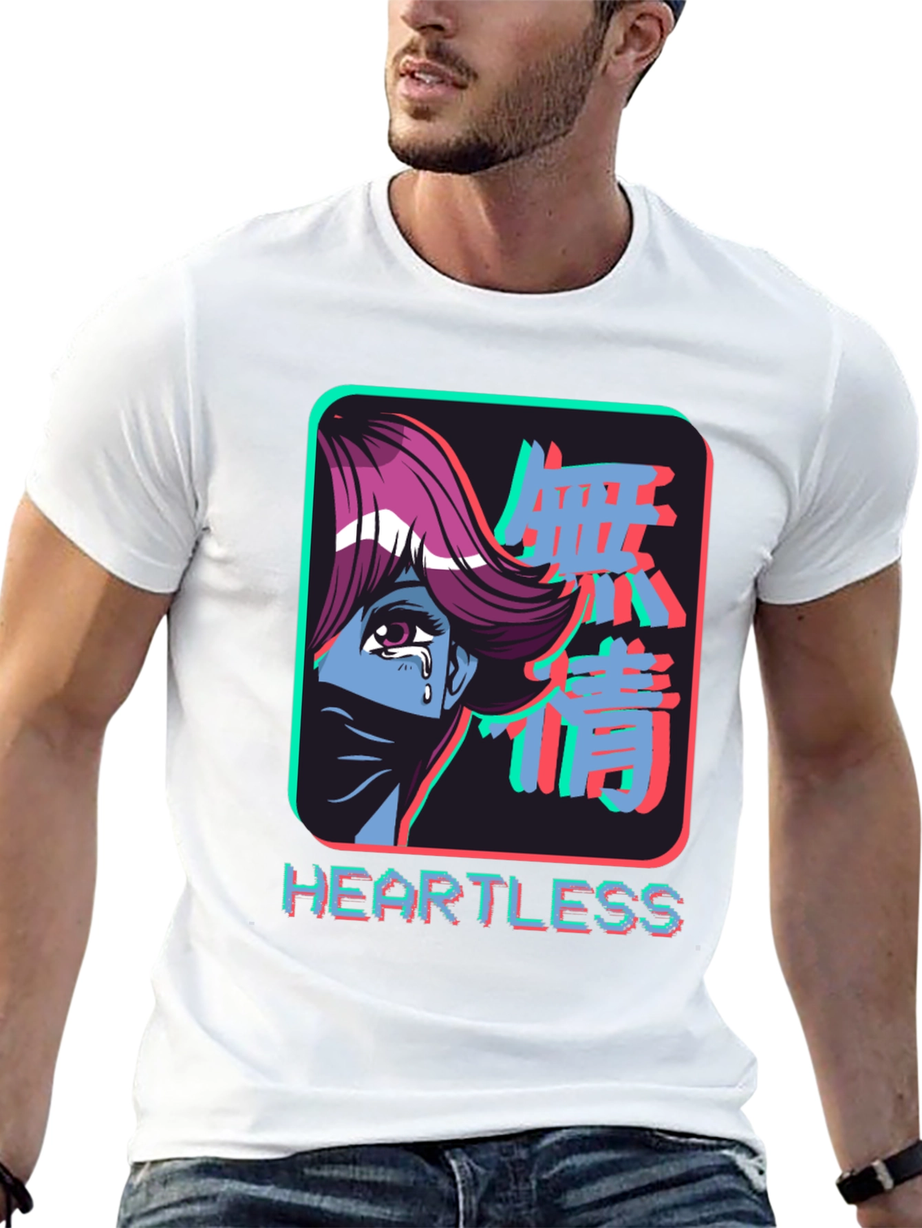 Heartless Anime Graphic T-Shirt