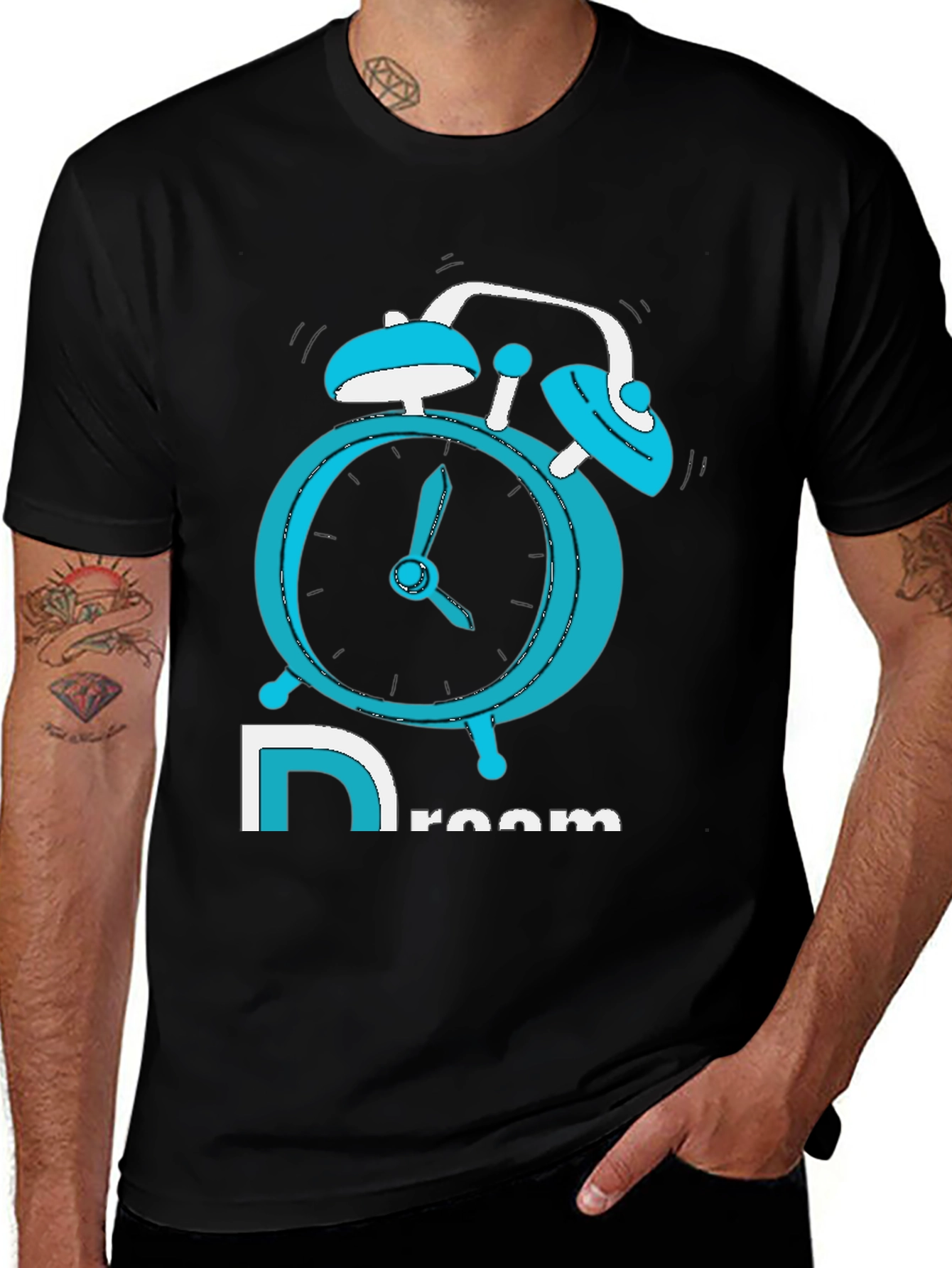 Dream Time Black T-Shirt