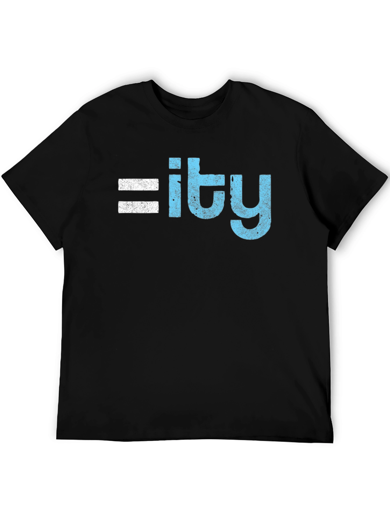 Equality Symbol T-Shirt - Mens Black Tee