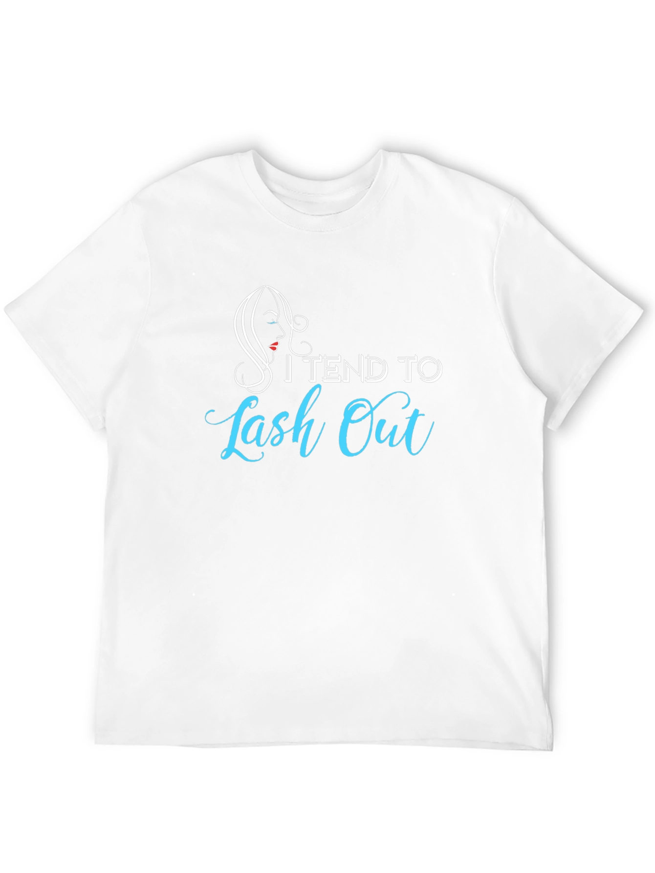 I Tend To Lash Out Black T-Shirt