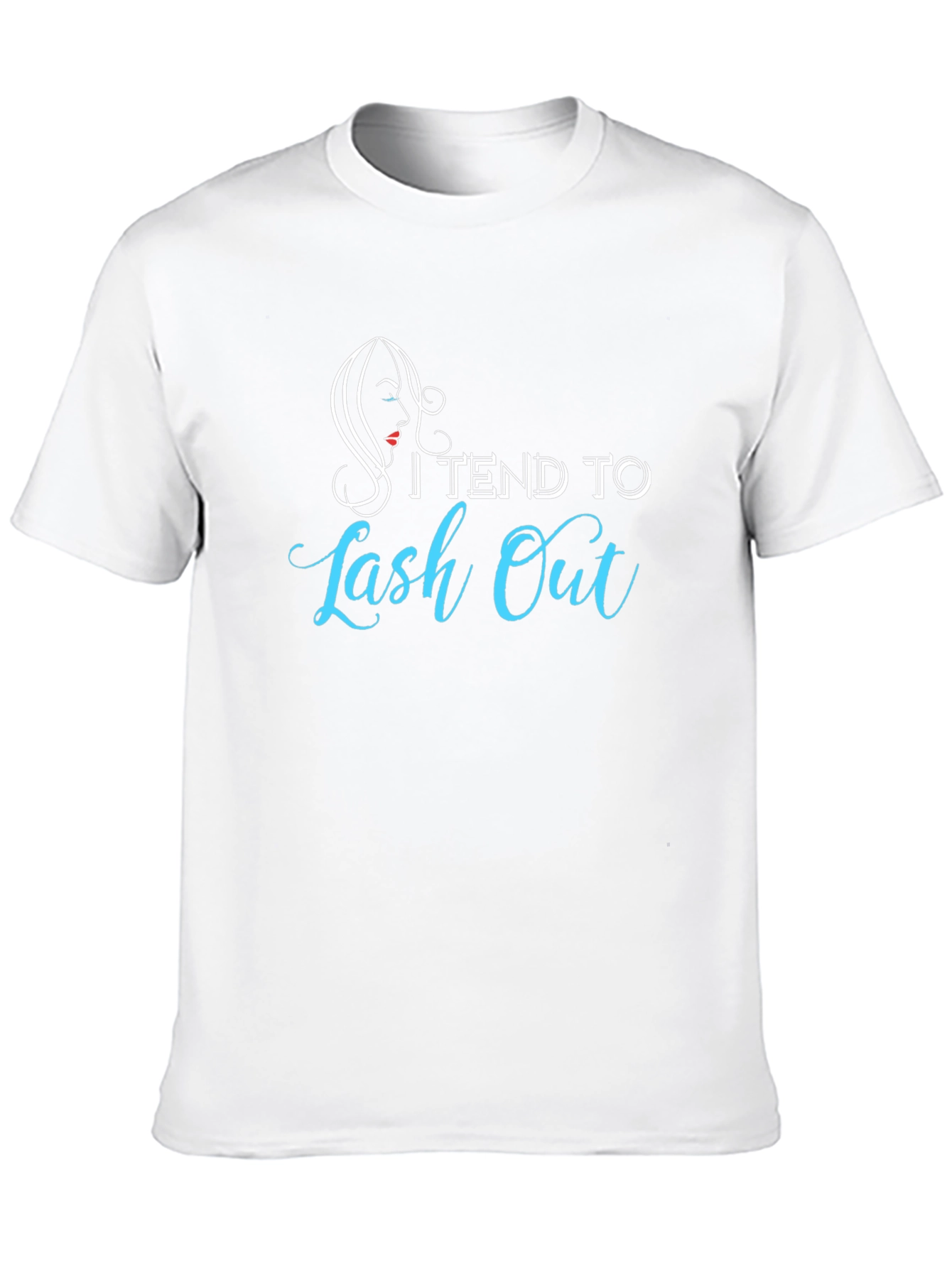 I Tend To Lash Out Black T-Shirt