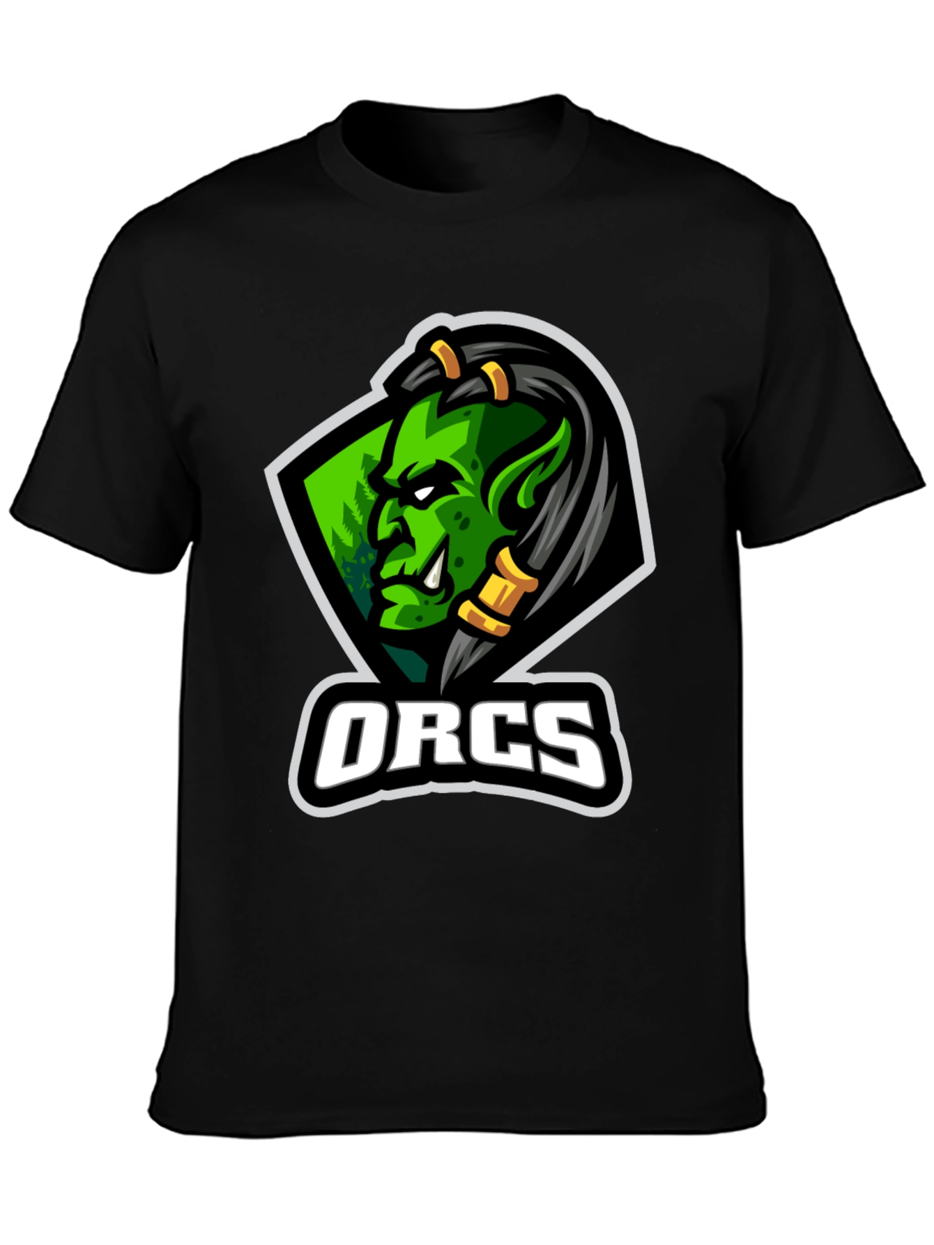 Orcs Gaming Team Black T-Shirt