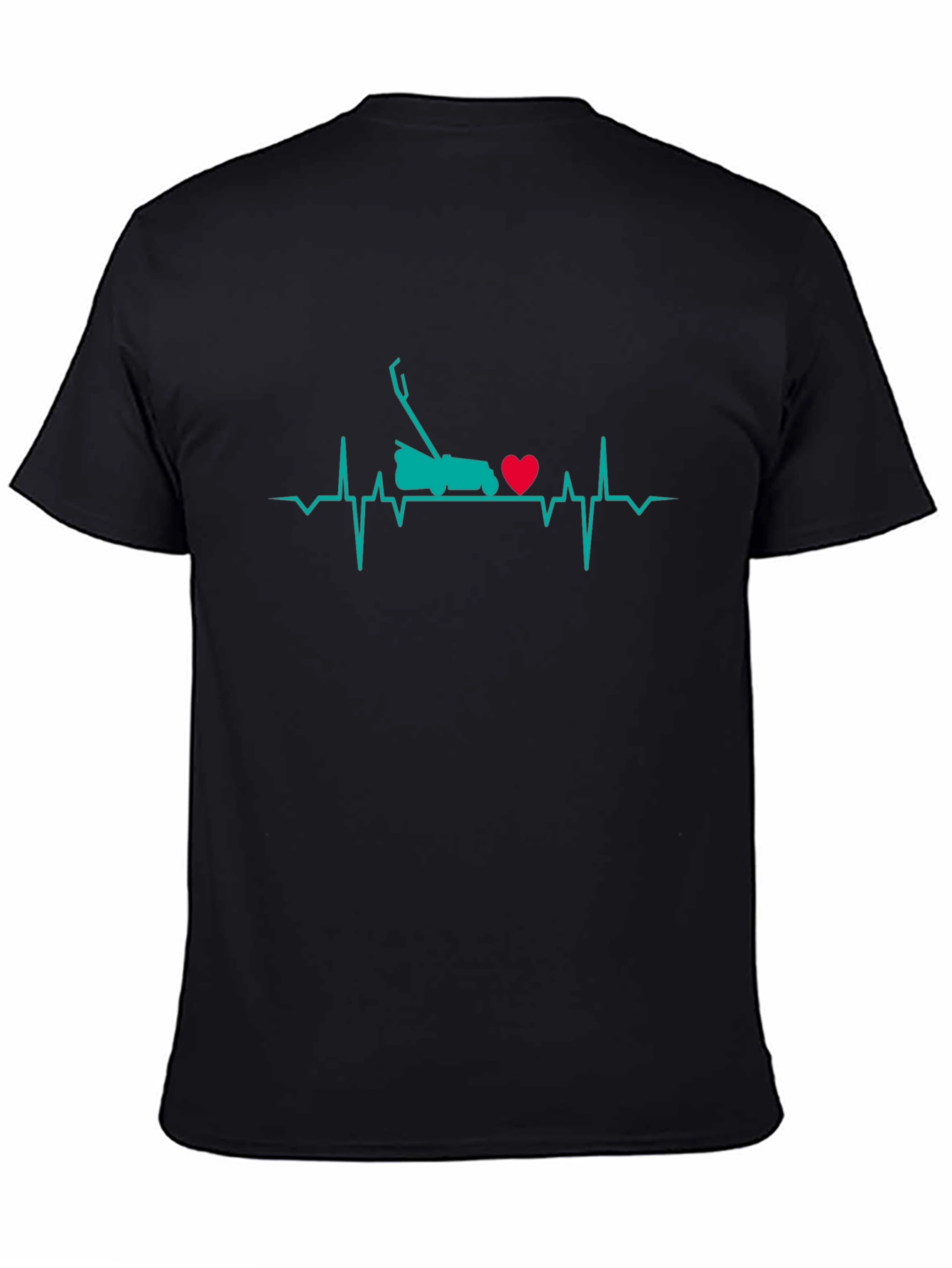 Lawn Mower Heartbeat T-Shirt - Gardener Gift