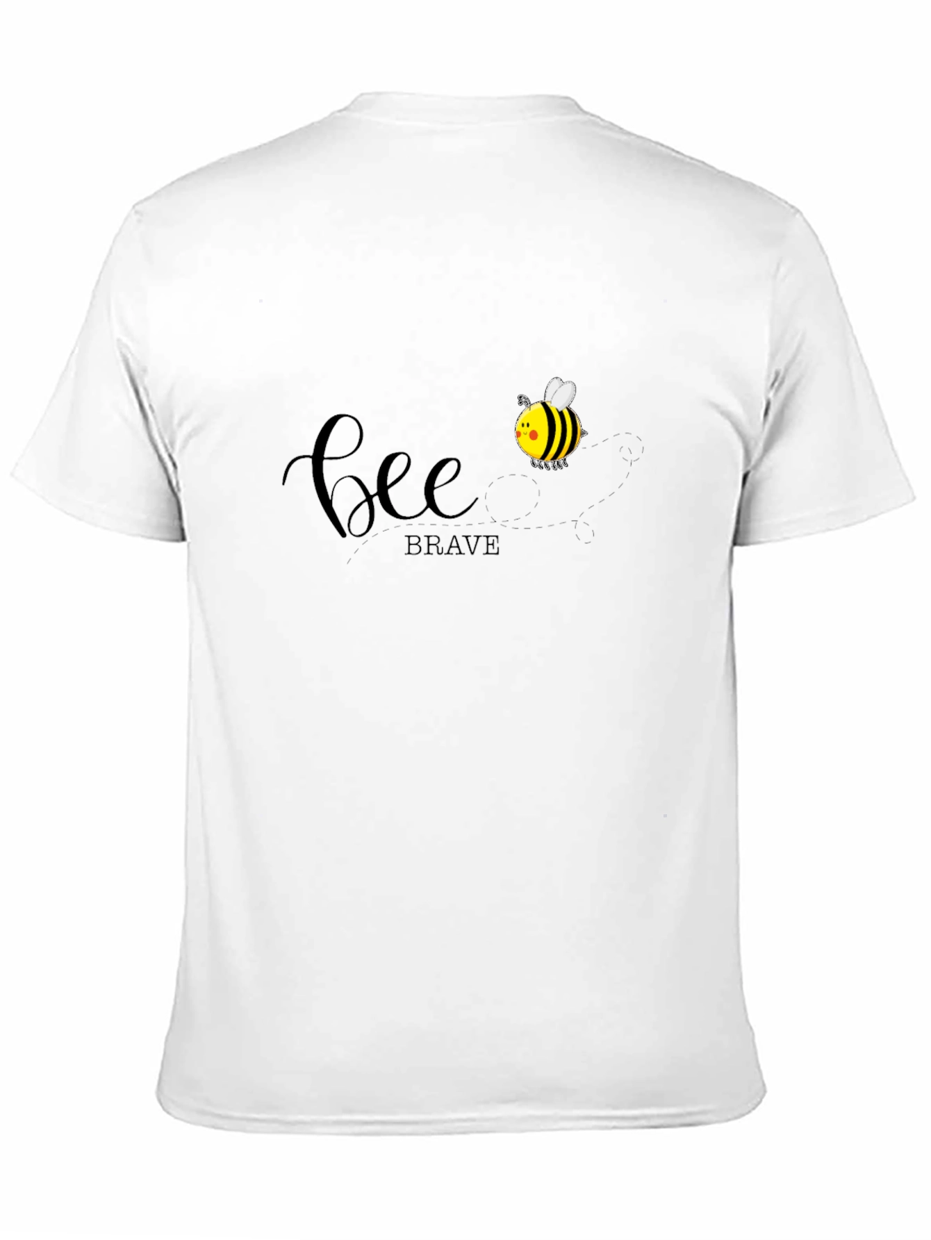 Bee Brave Graphic Tee - Unisex Cotton T-Shirt