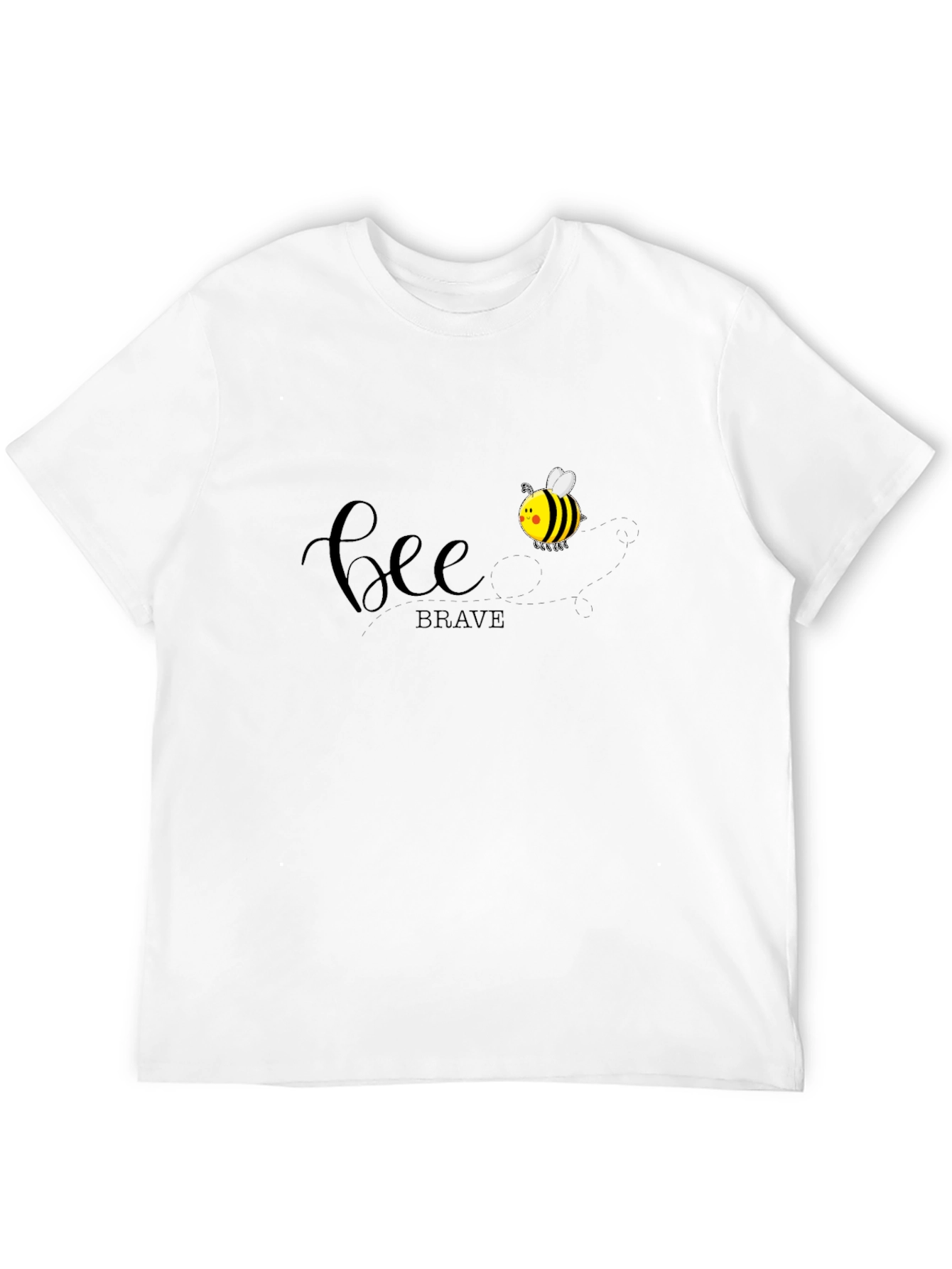 Bee Brave Graphic Tee - Unisex Cotton T-Shirt