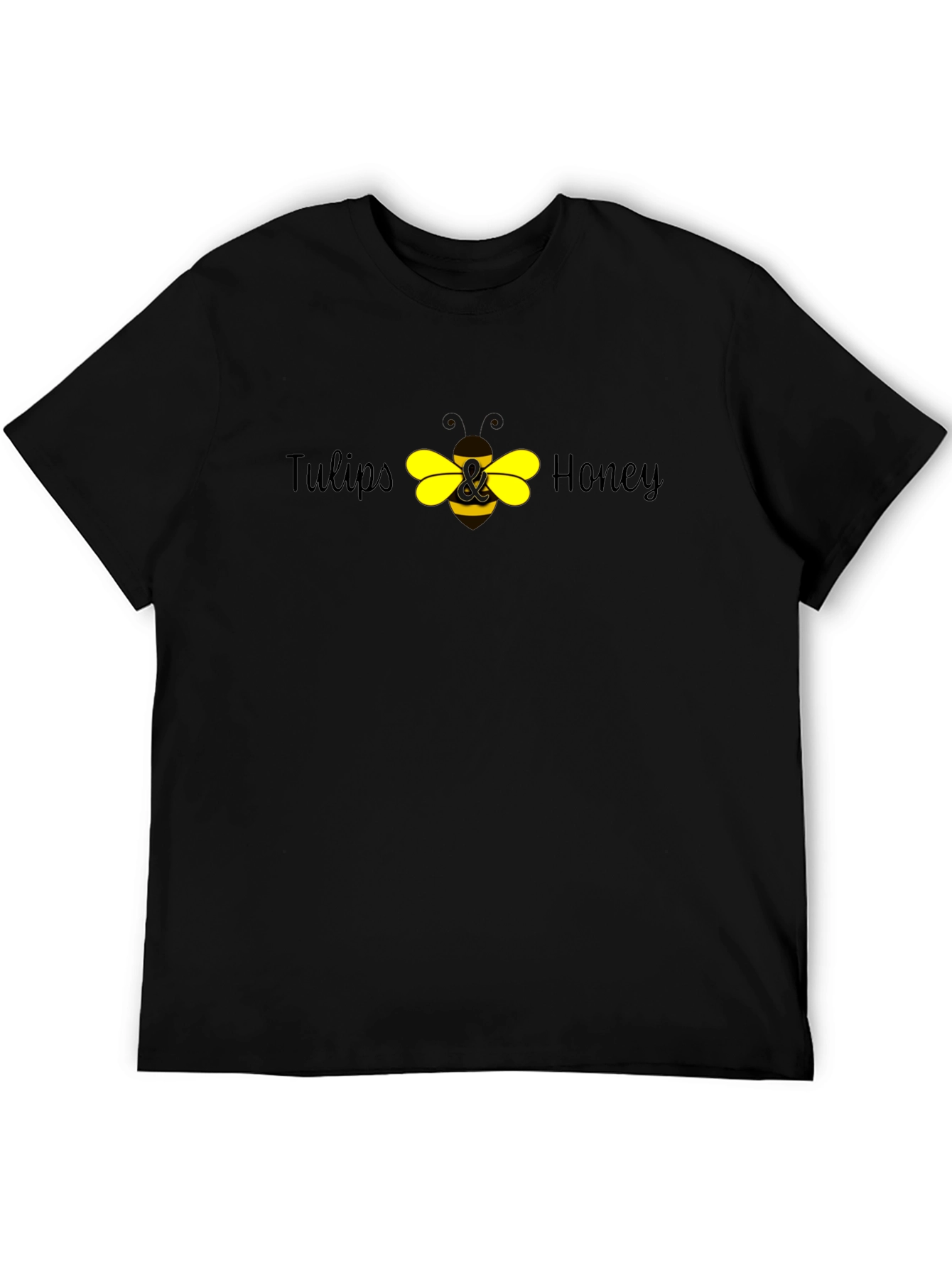 Tulips & Honey Bee Graphic T-Shirt