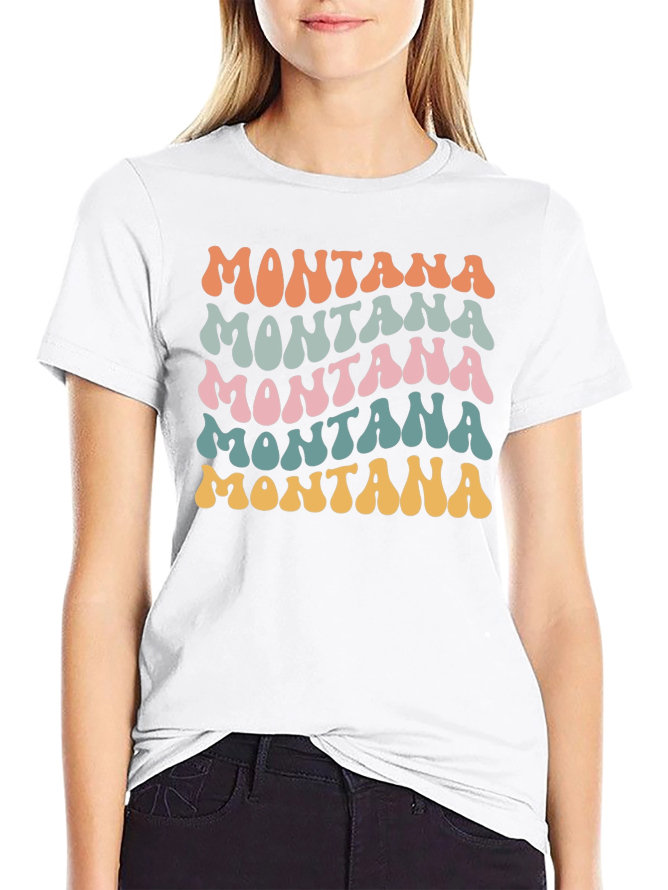 Montana Retro Graphic Tee - Stylish Comfort