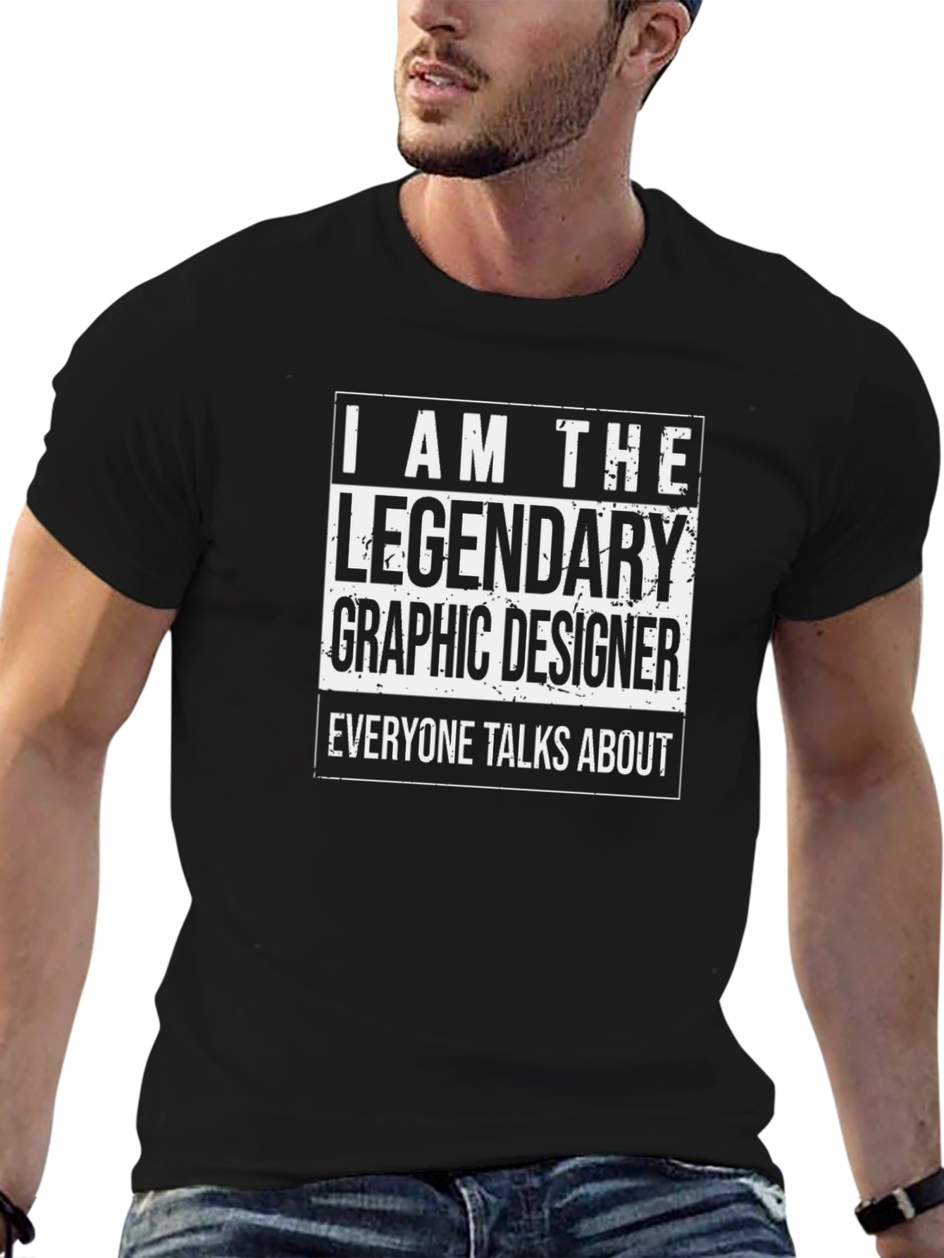 Legendary Graphic Designer T-Shirt - Black