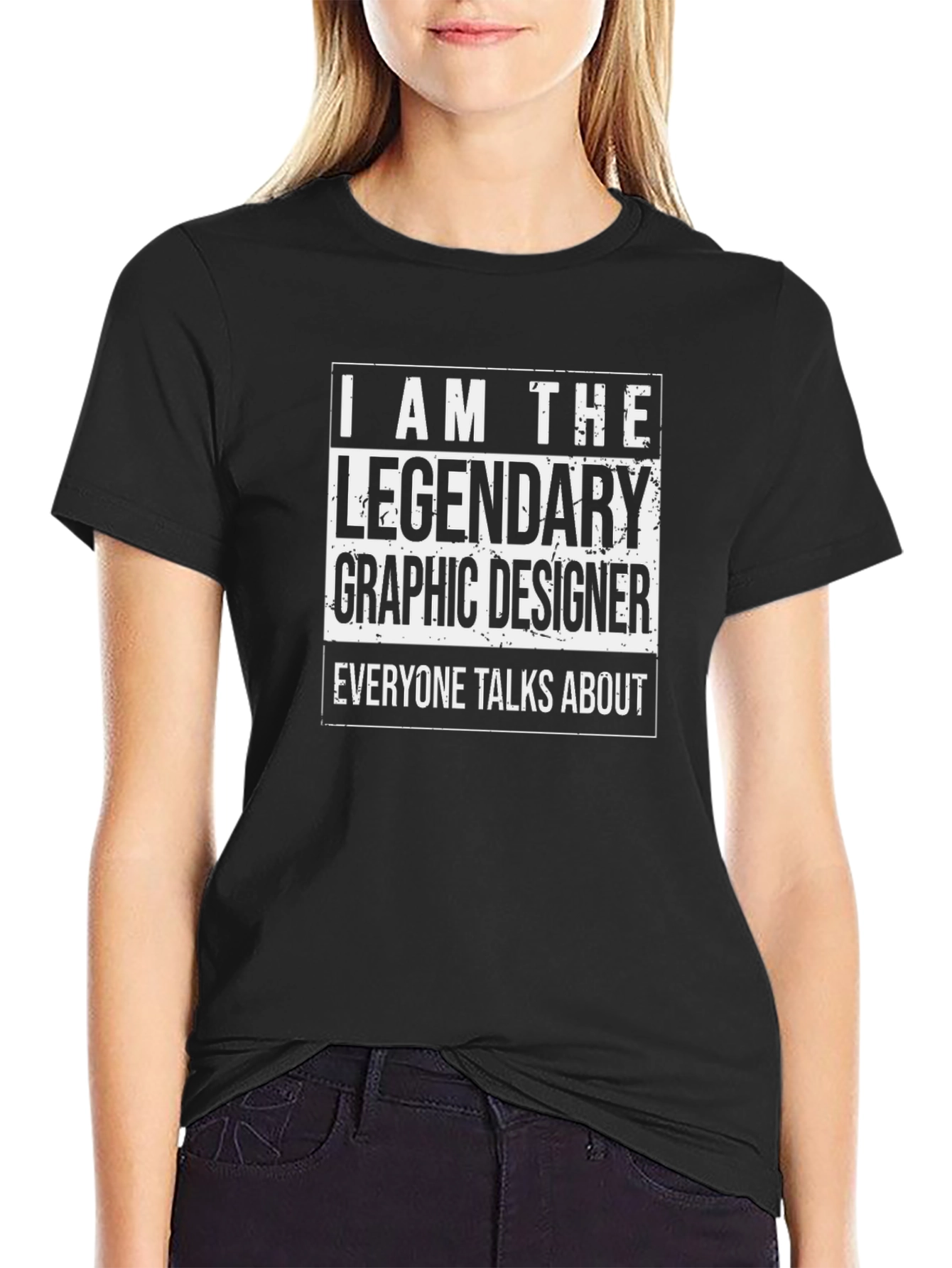 Legendary Graphic Designer T-Shirt - Black
