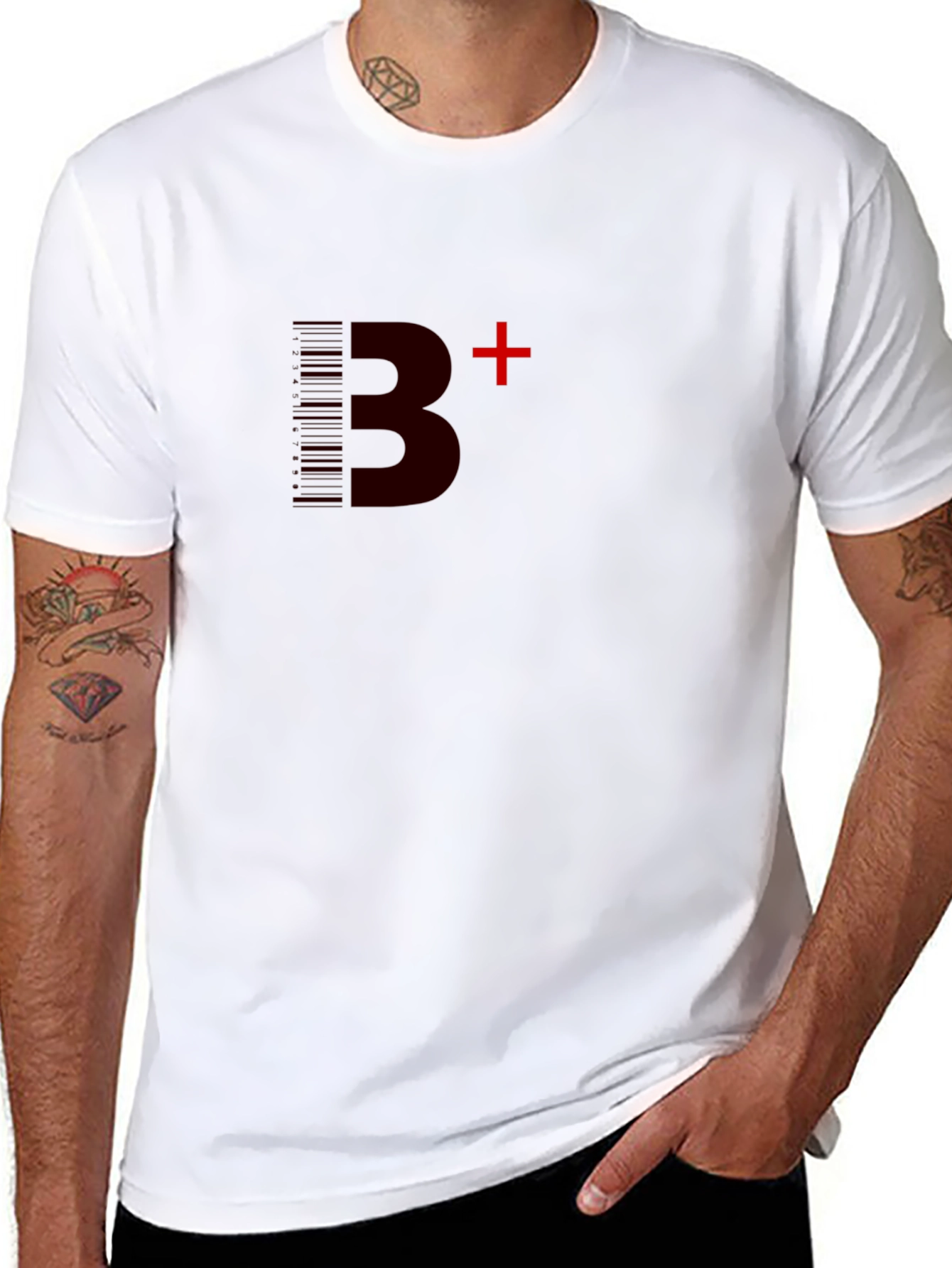 B+ Graphic Print T-Shirt - Modern Casual Wear