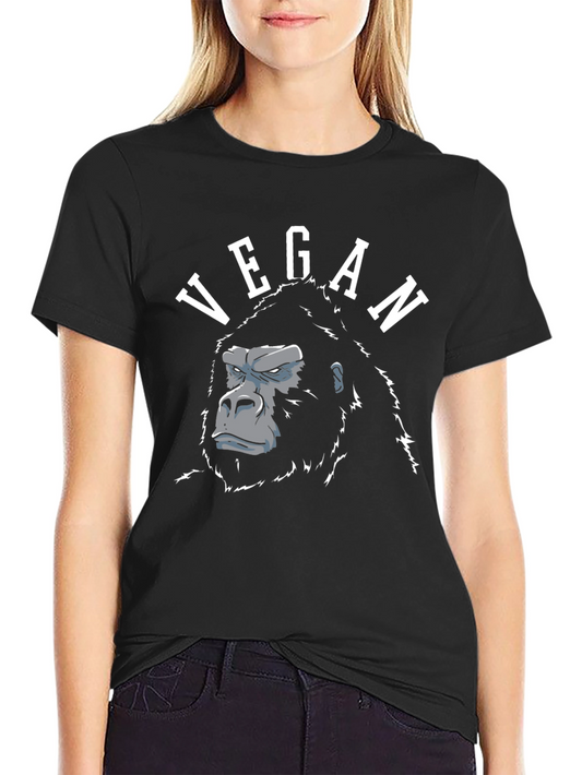 Vegan Gorilla T-Shirt - Bold Statement Tee