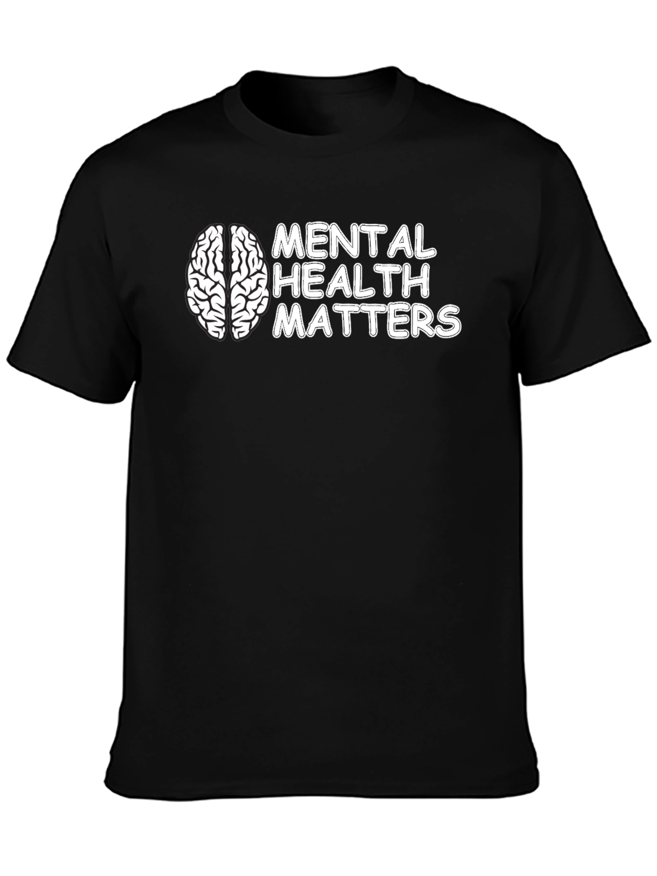 Mental Health Matters T-Shirt Brain Graphic Tee