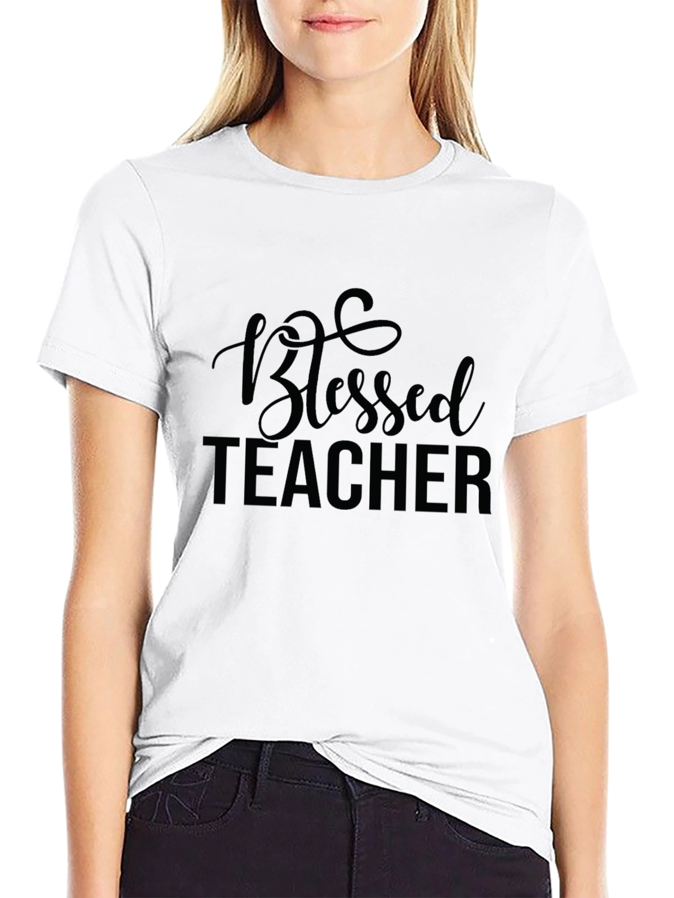 Blessed Teacher T-Shirt - Black