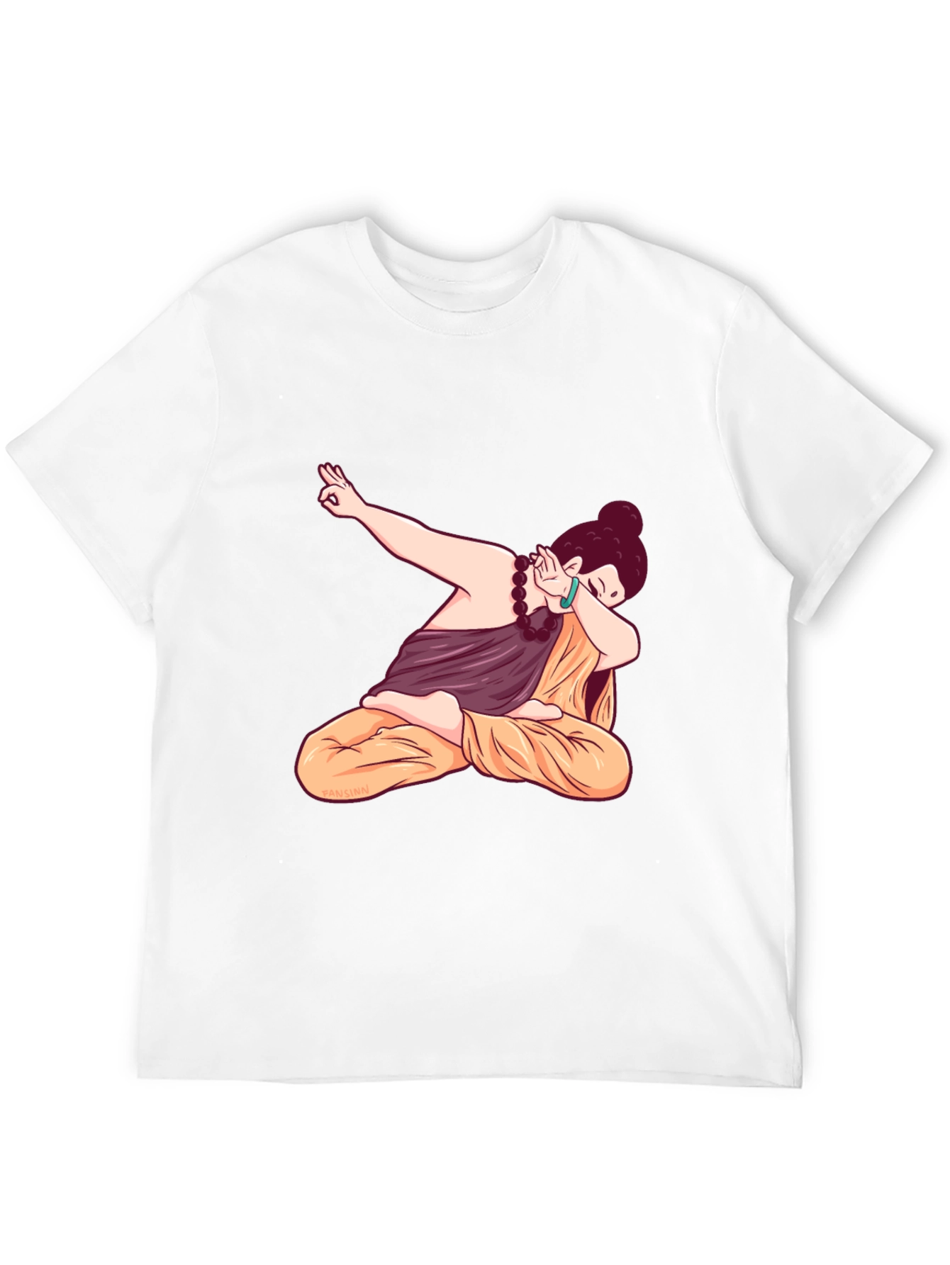 Dabbing Yogi Black T-Shirt - Meditation & Style