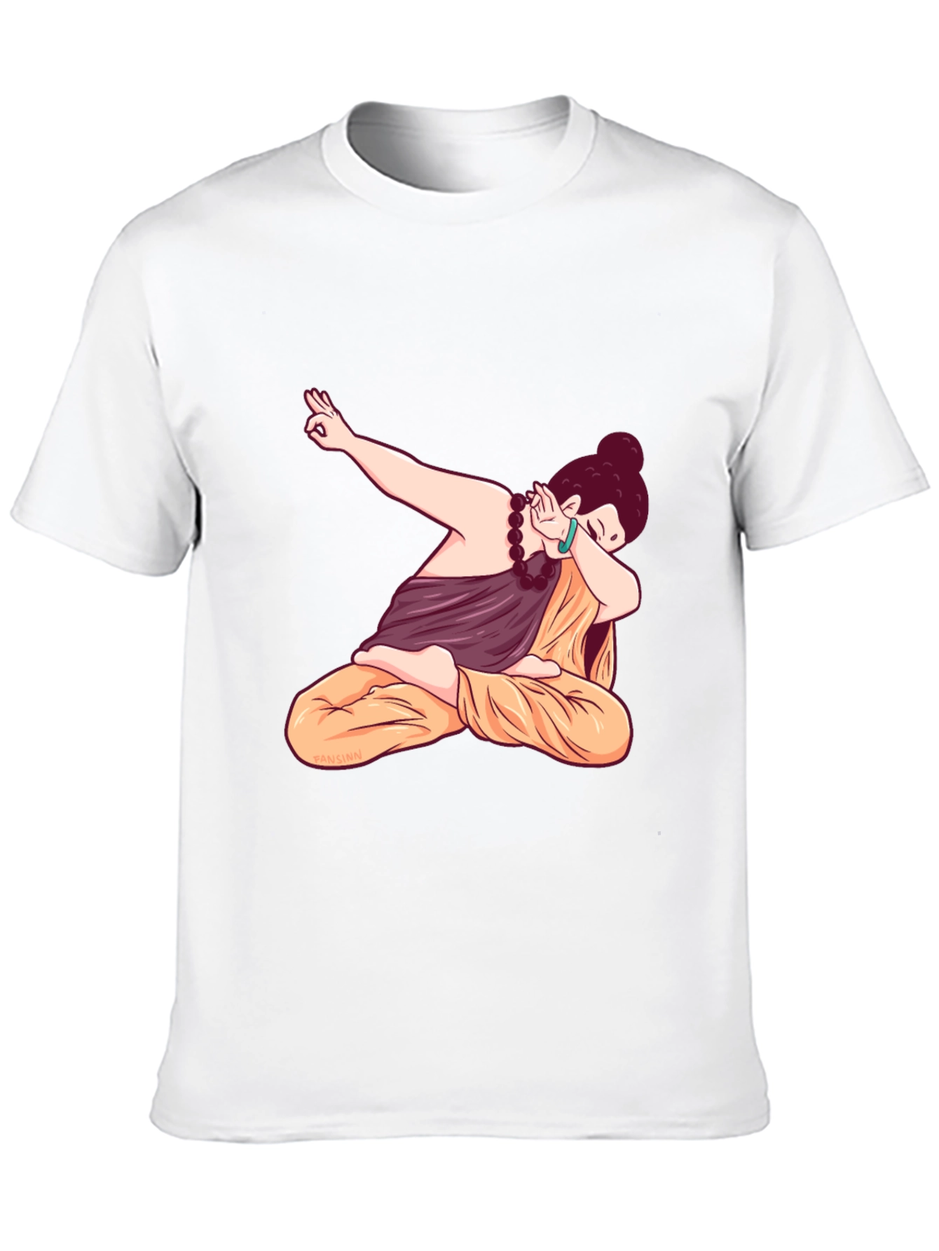 Dabbing Yogi Black T-Shirt - Meditation & Style