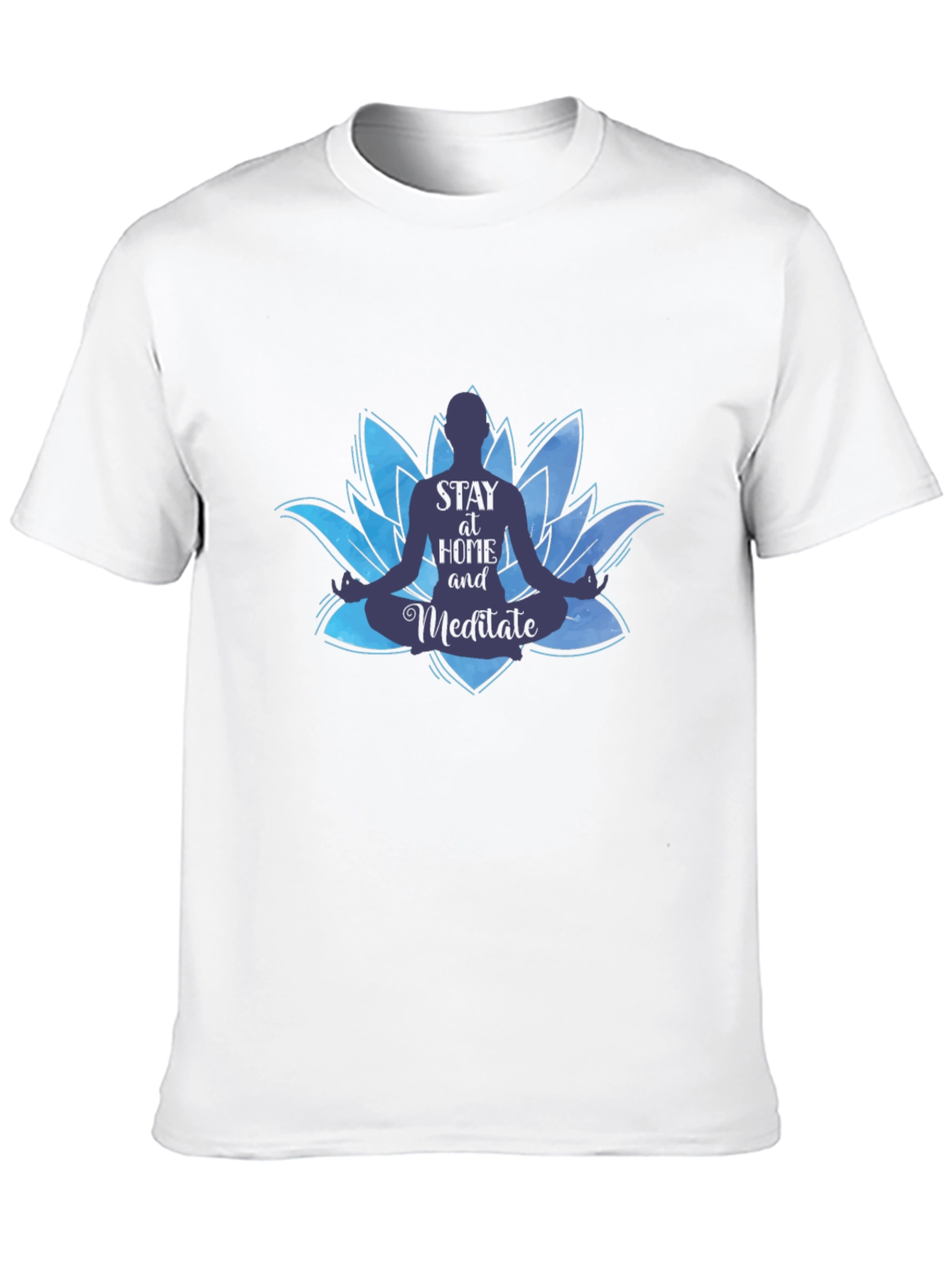 Stay Home Meditate Graphic Tee