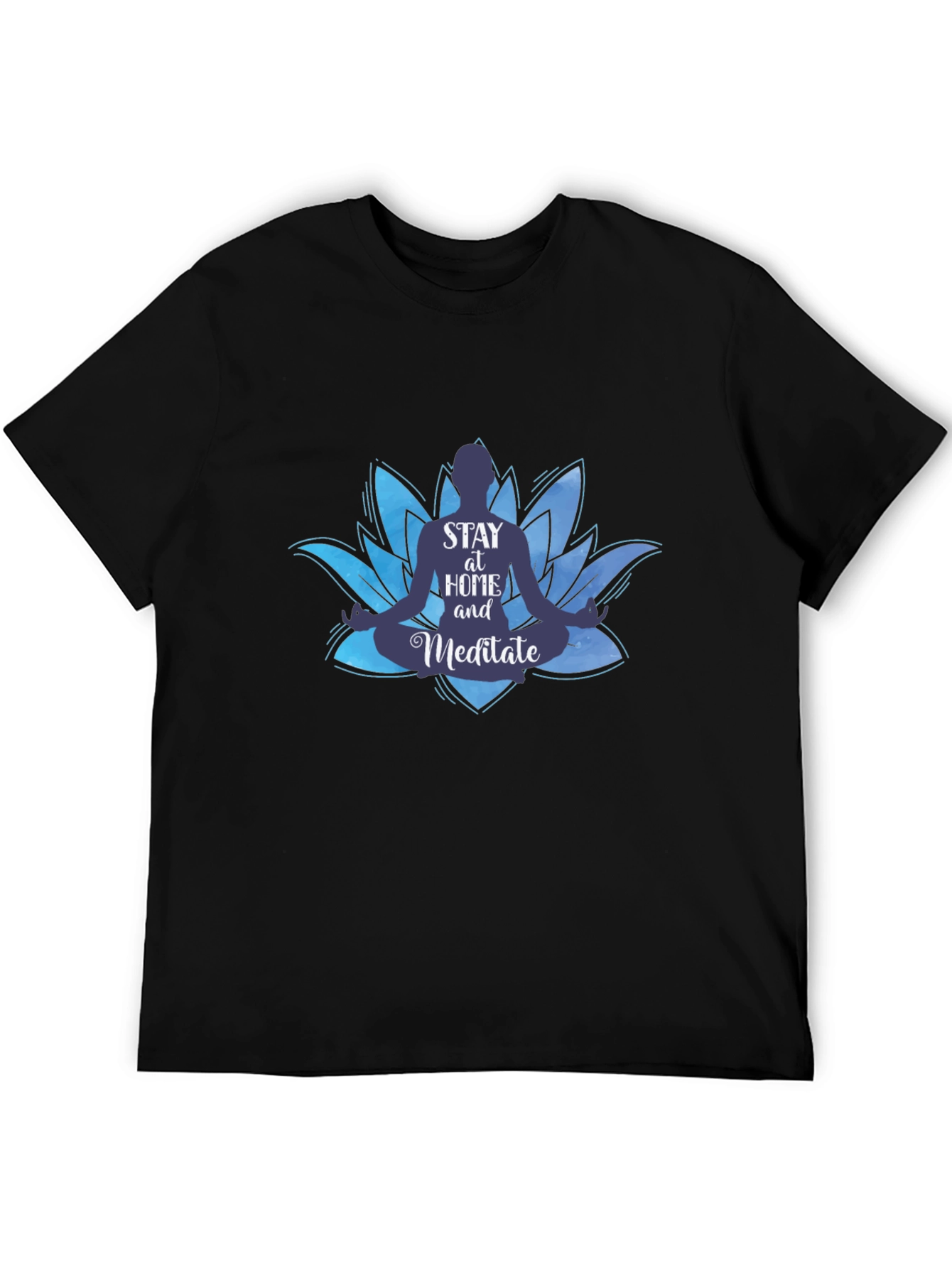 Stay Home Meditate Graphic Tee