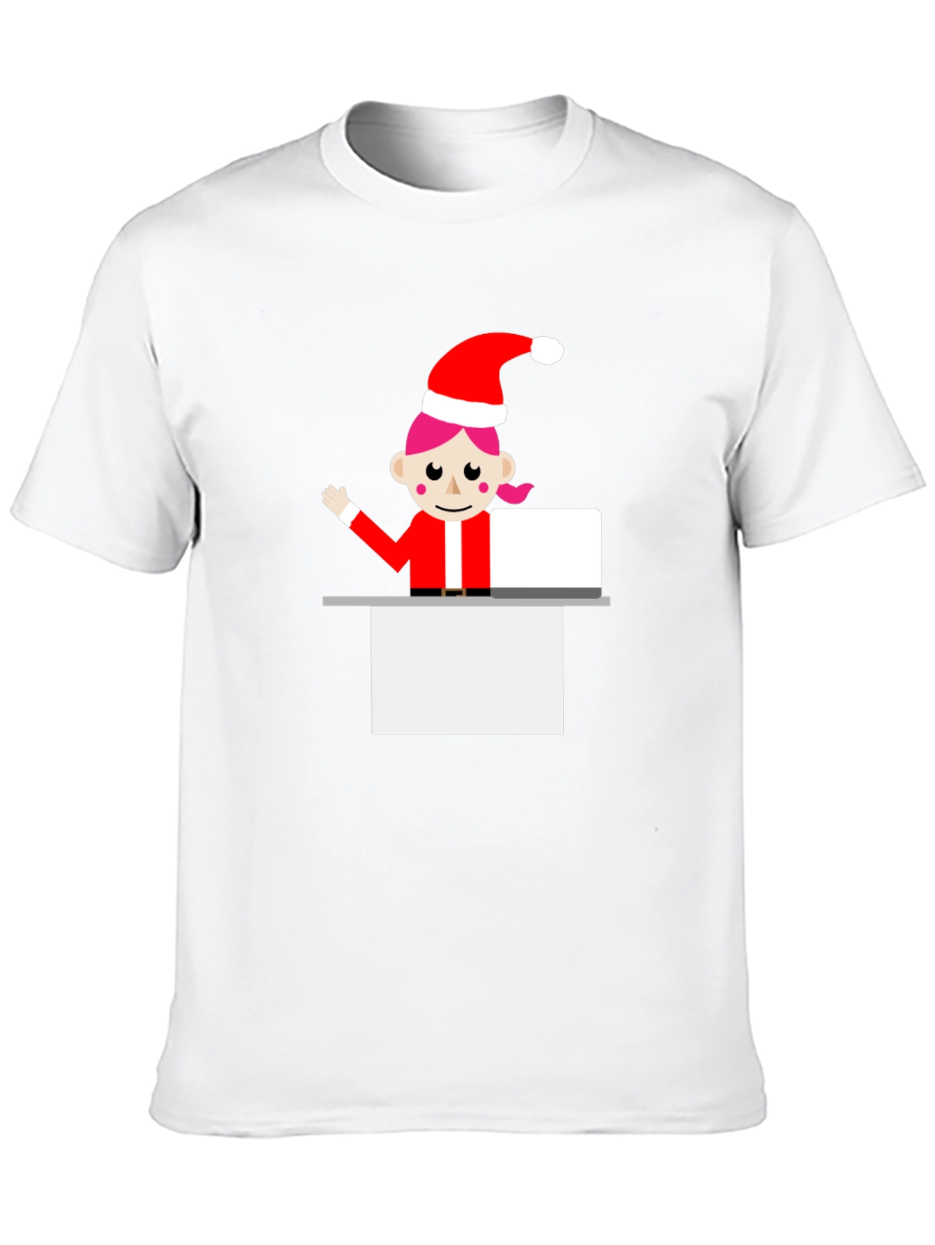 Festive Elf Graphic Tee - Holiday Cheer T-Shirt