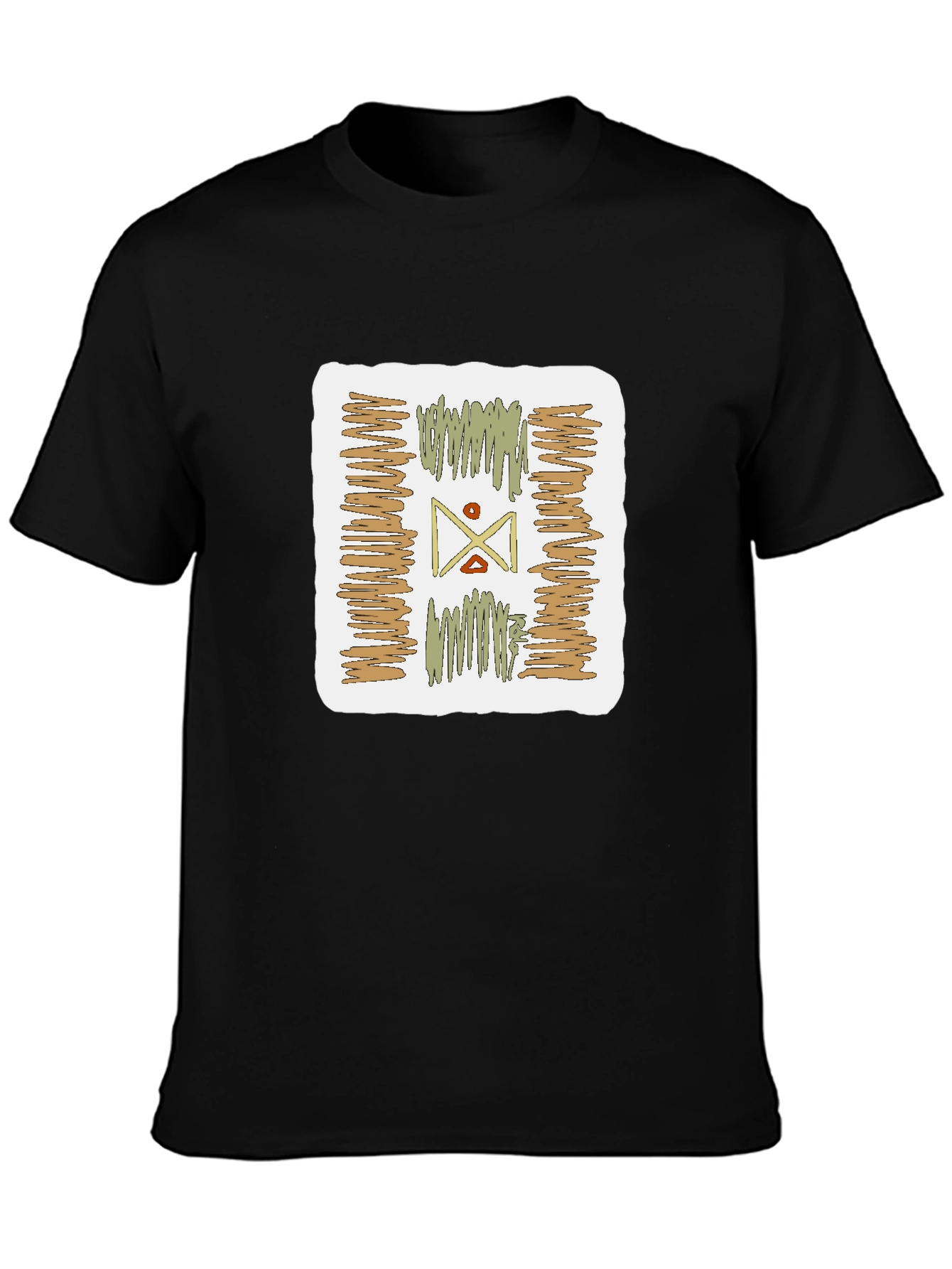 Abstract Graphic Print Tee