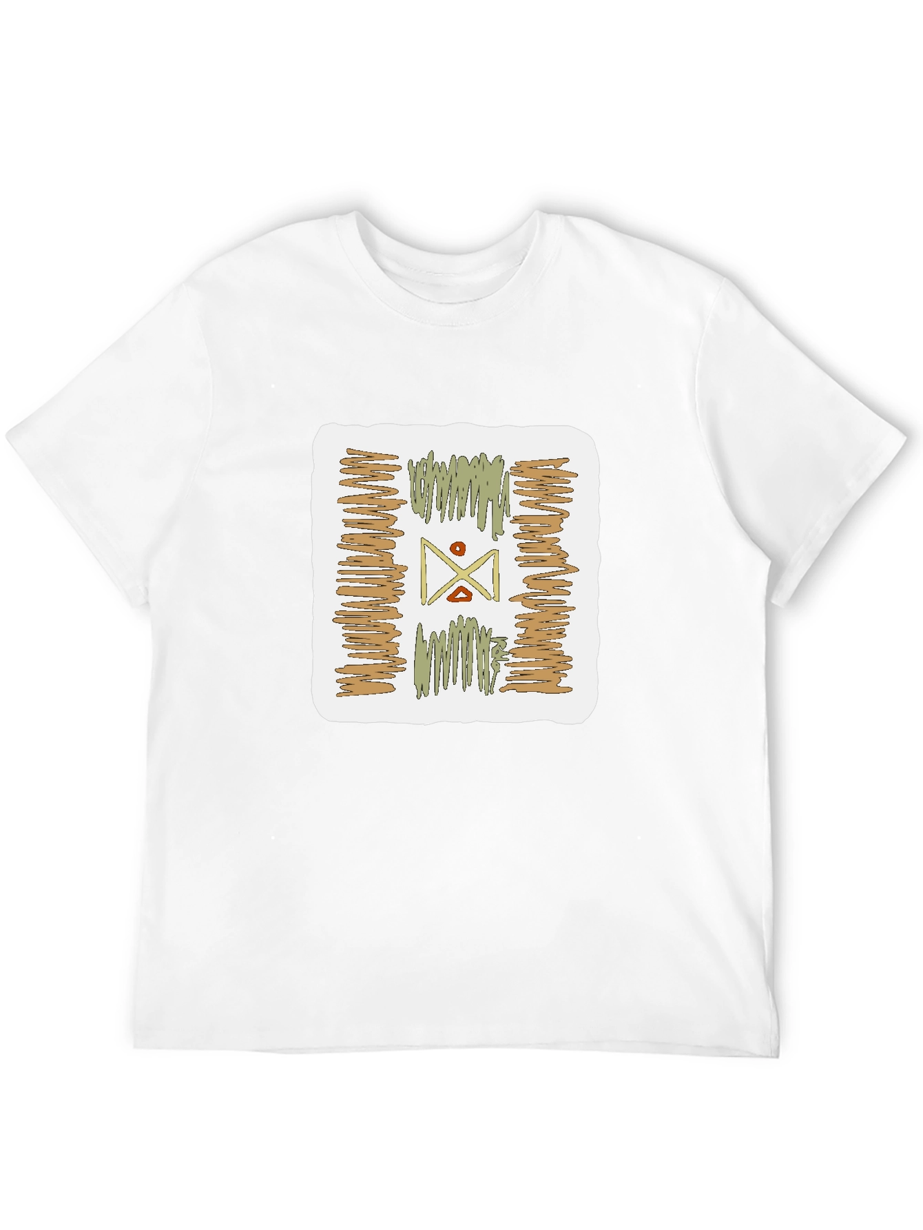 Abstract Graphic Print Tee