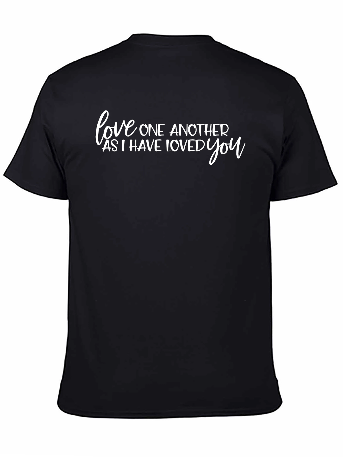 Love One Another Graphic Tee - Black Unisex T-Shirt