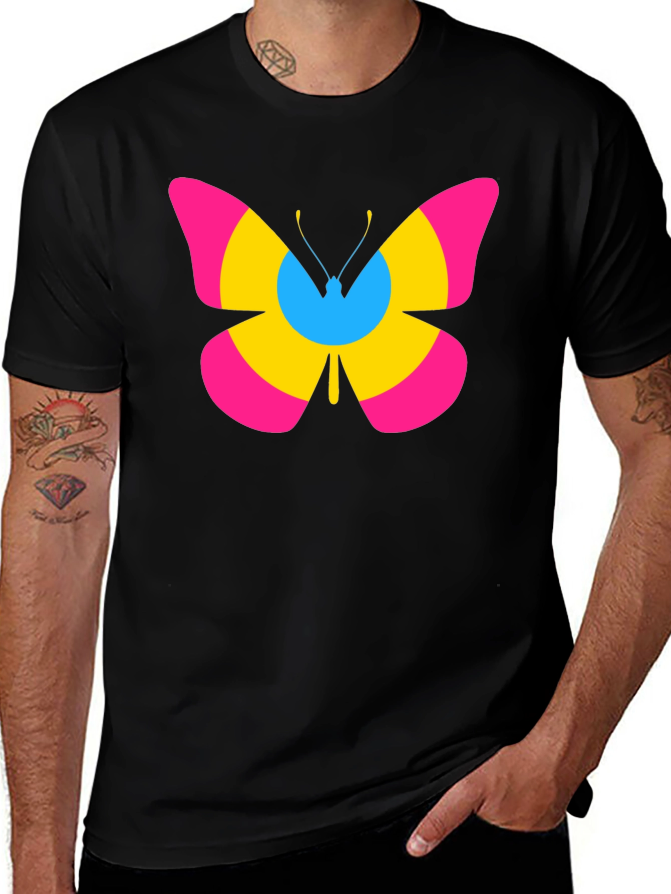 Pansexual Butterfly T-Shirt - Pride & Expression