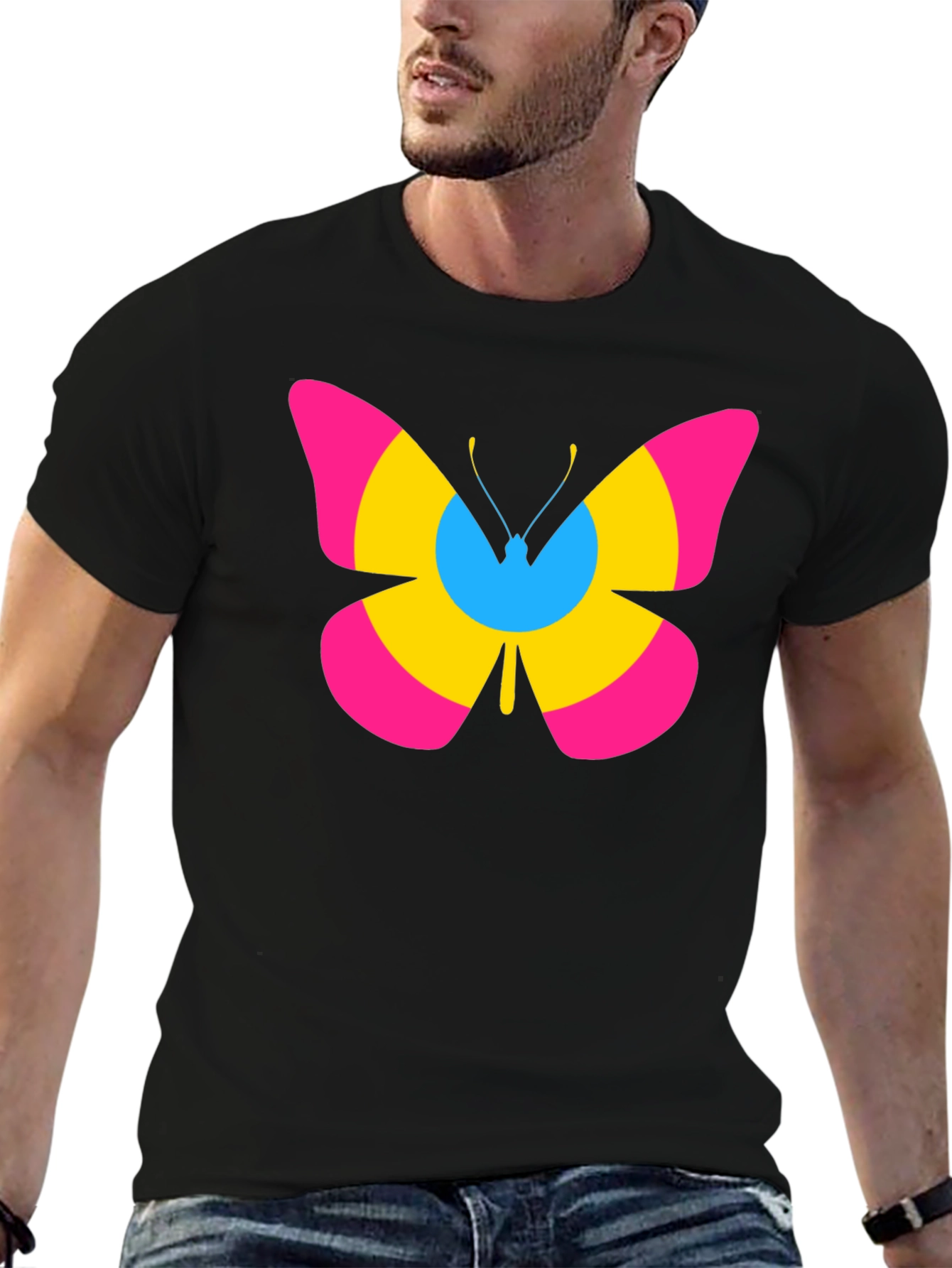 Pansexual Butterfly T-Shirt - Pride & Expression