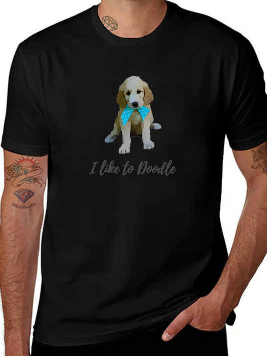 I Like to Doodle Dog T-Shirt