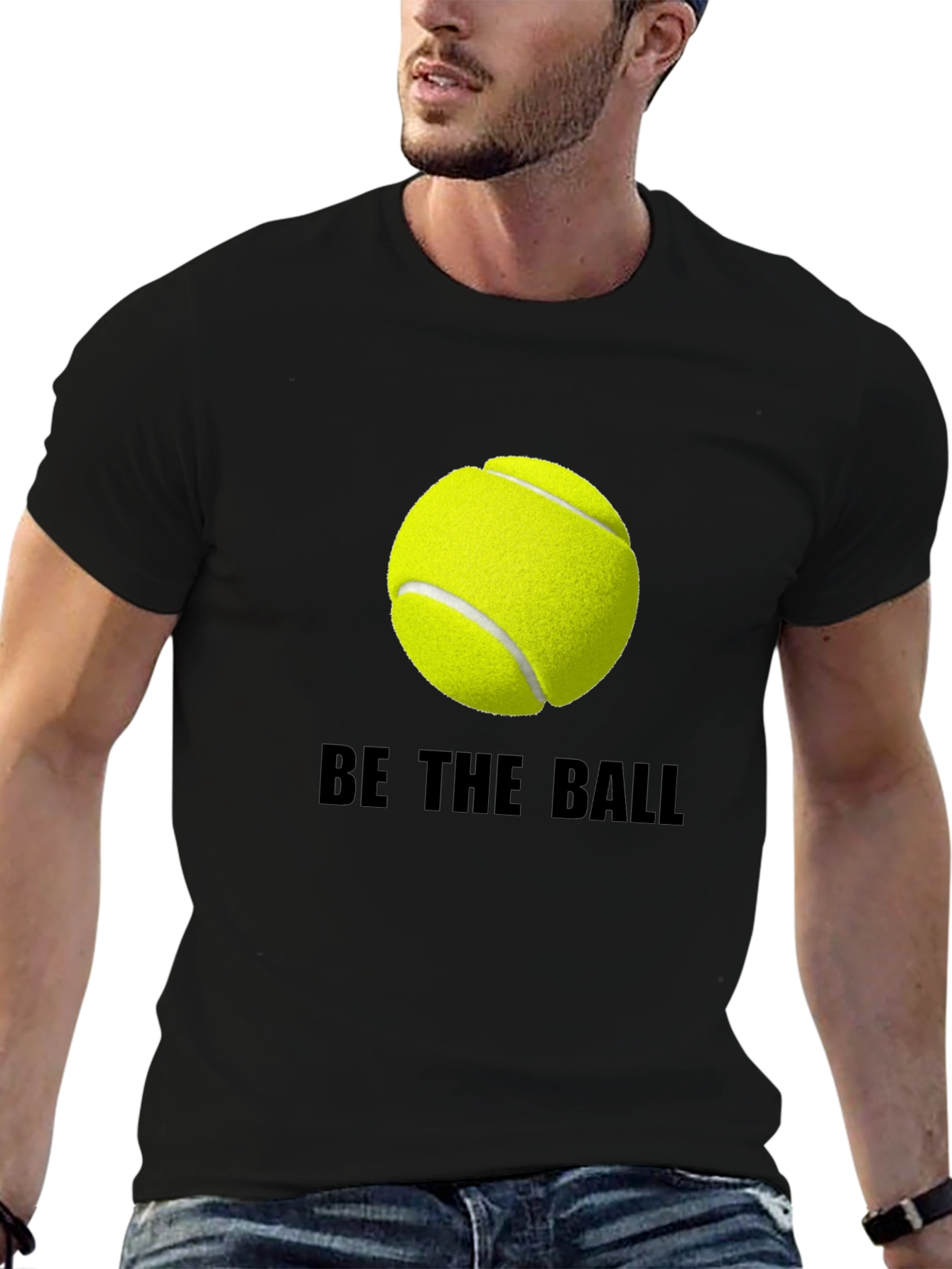 Be The Ball Tee: Tennis Graphic T-Shirt