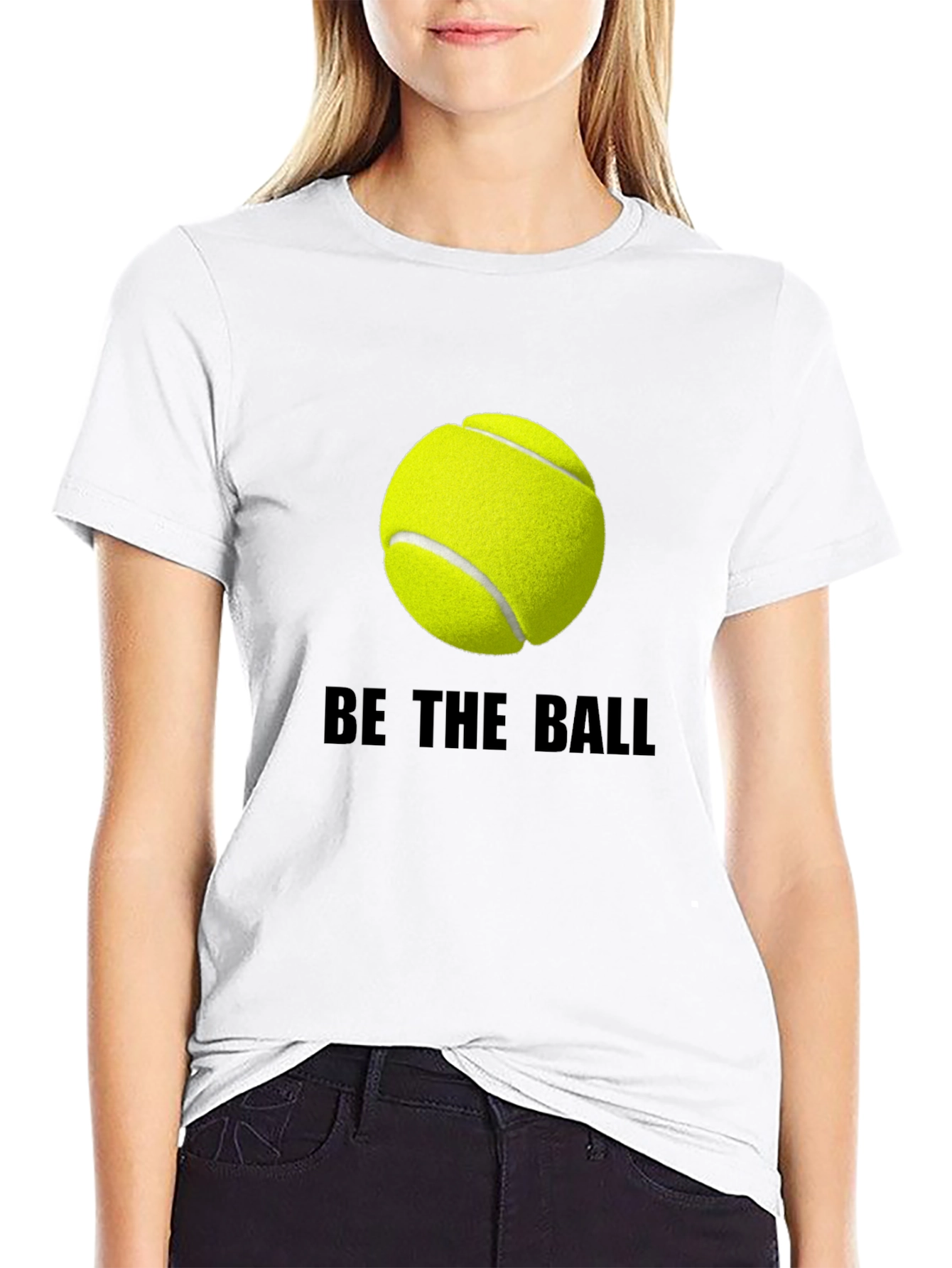 Be The Ball Tee: Tennis Graphic T-Shirt
