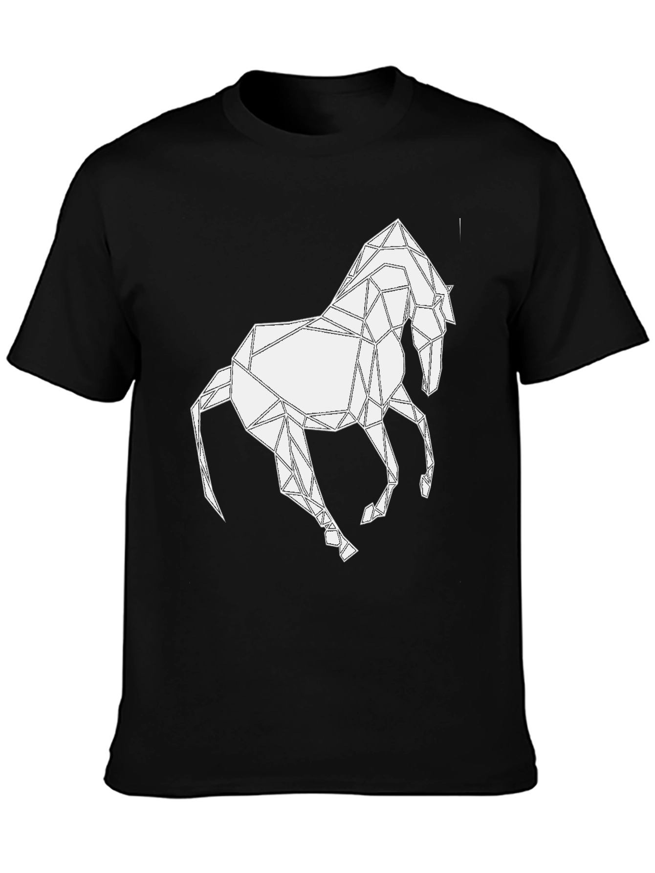 Geometric Horse Graphic T-Shirt