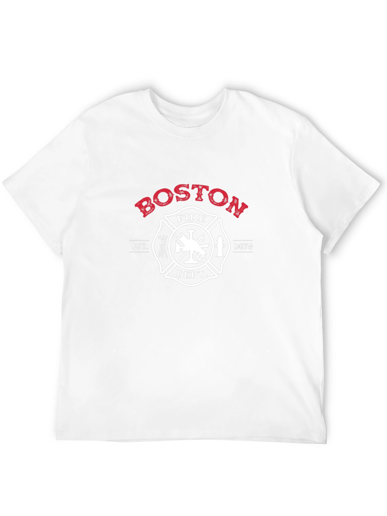 Boston Fire Dept. T-Shirt - Classic Firefighter Tee