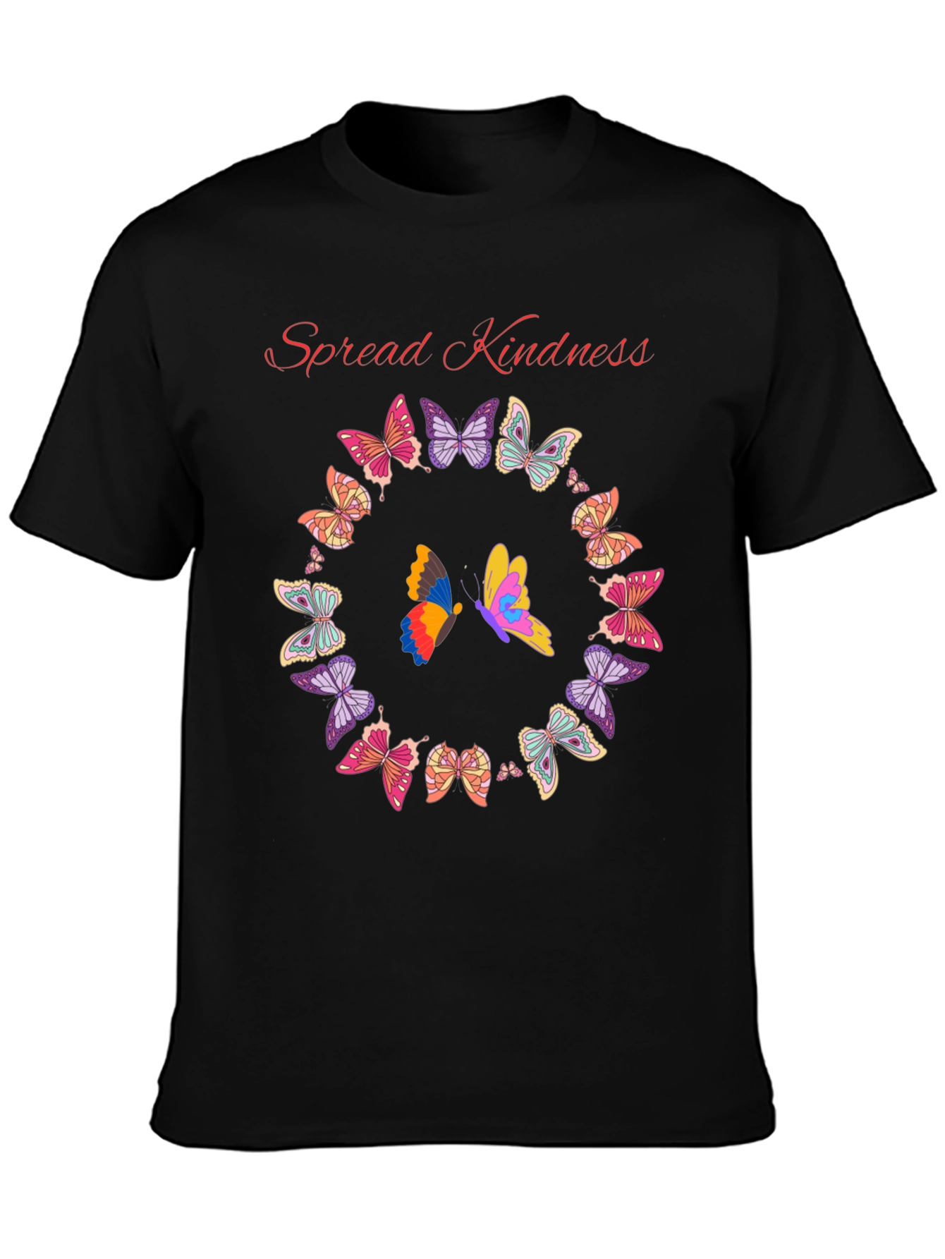 Kindness Butterfly Graphic Tee - Spread Positivity