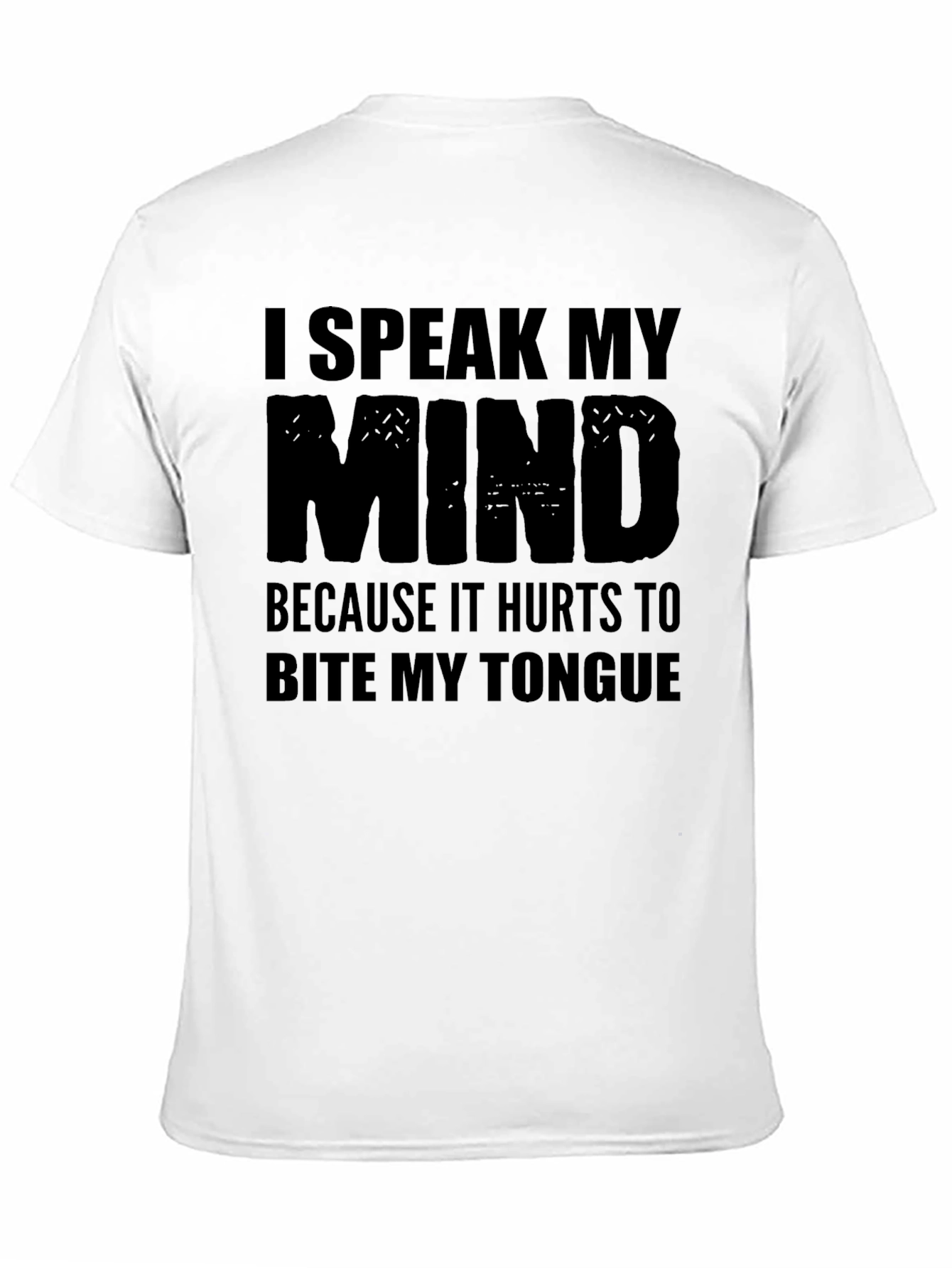 Speak My Mind Black Graphic Tee