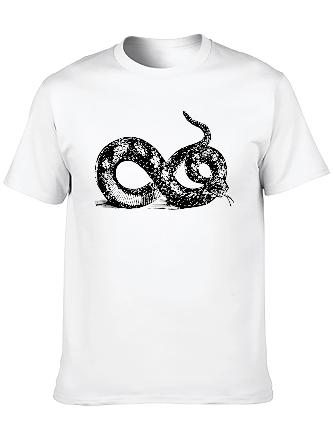 Black Snake Graphic Tee - Classic Style