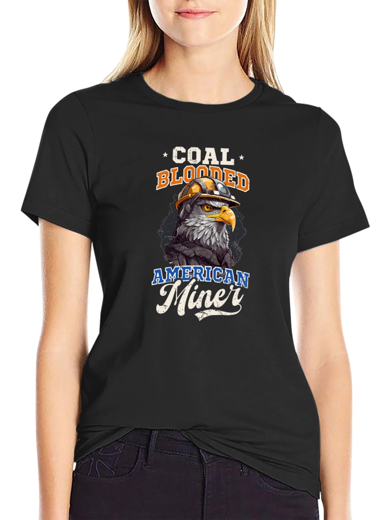 Coal Blooded American Miner T-Shirt