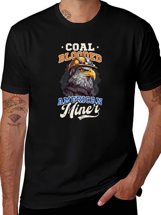 Coal Blooded American Miner T-Shirt