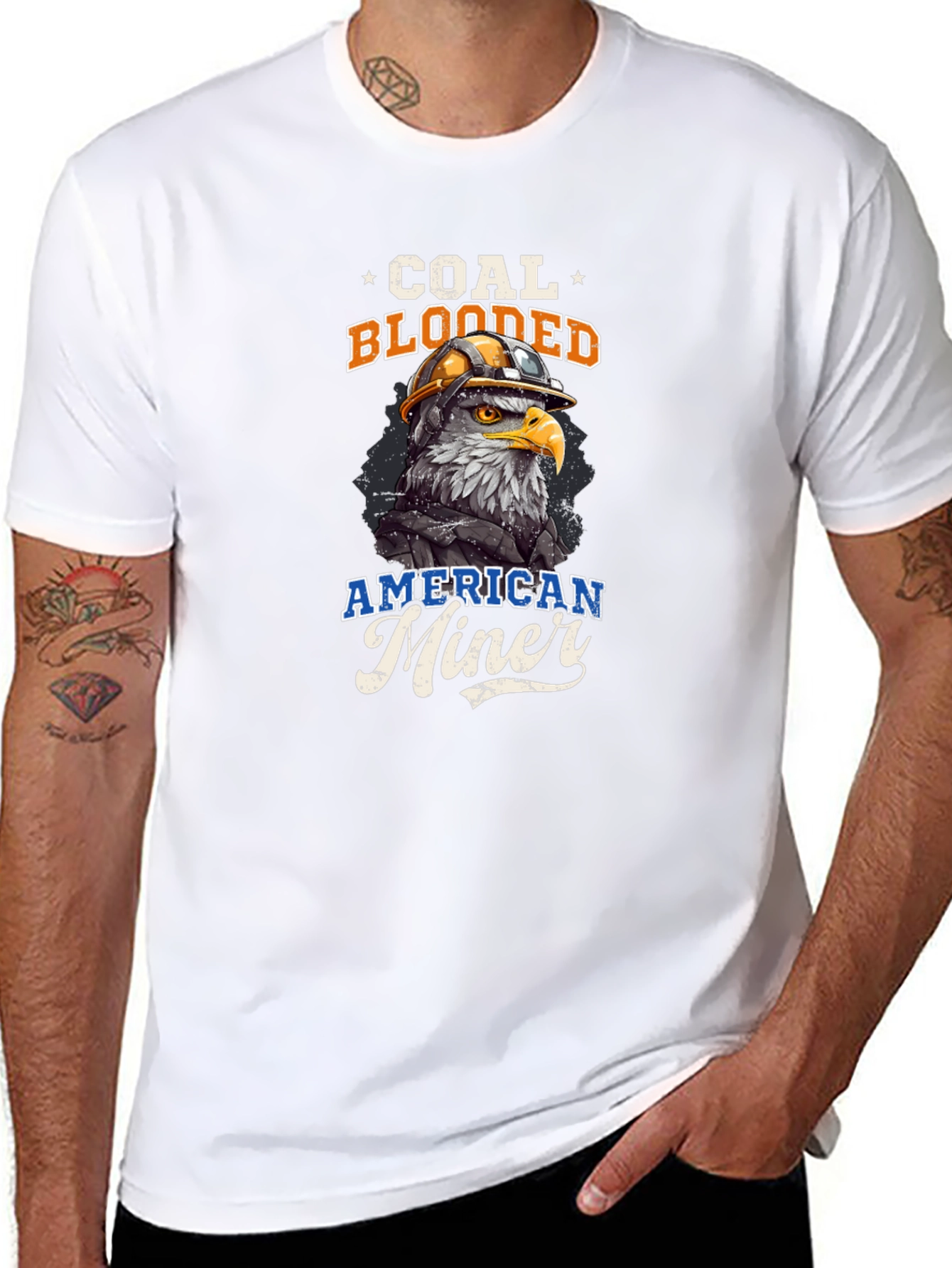 Coal Blooded American Miner T-Shirt