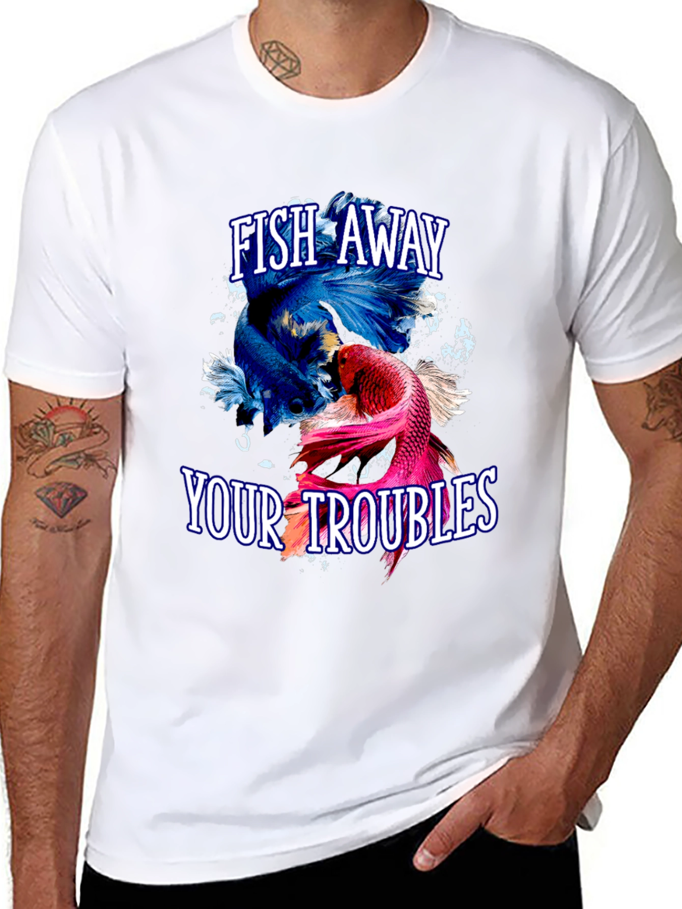 Fish Away Your Troubles T-Shirt