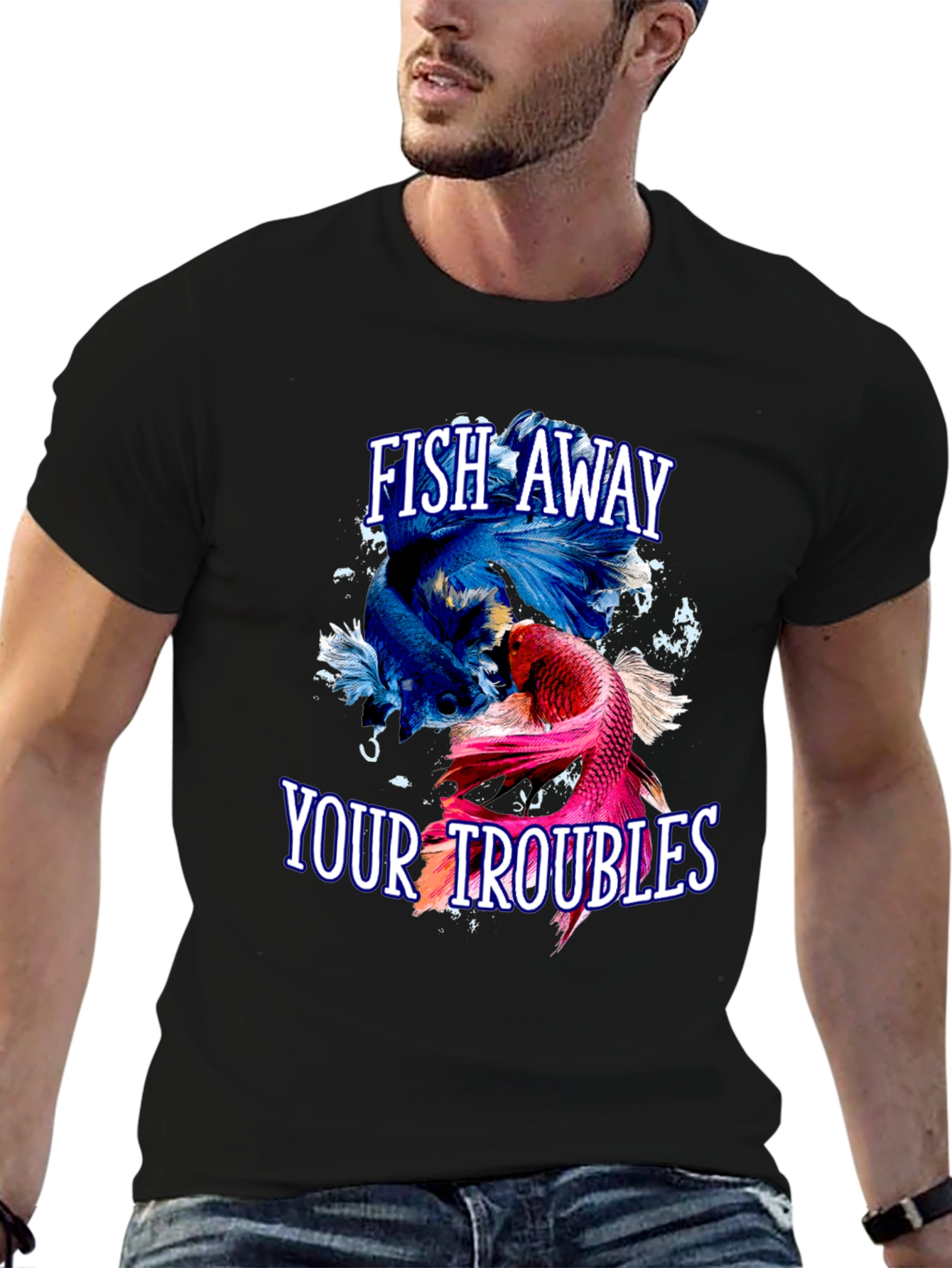 Fish Away Your Troubles T-Shirt
