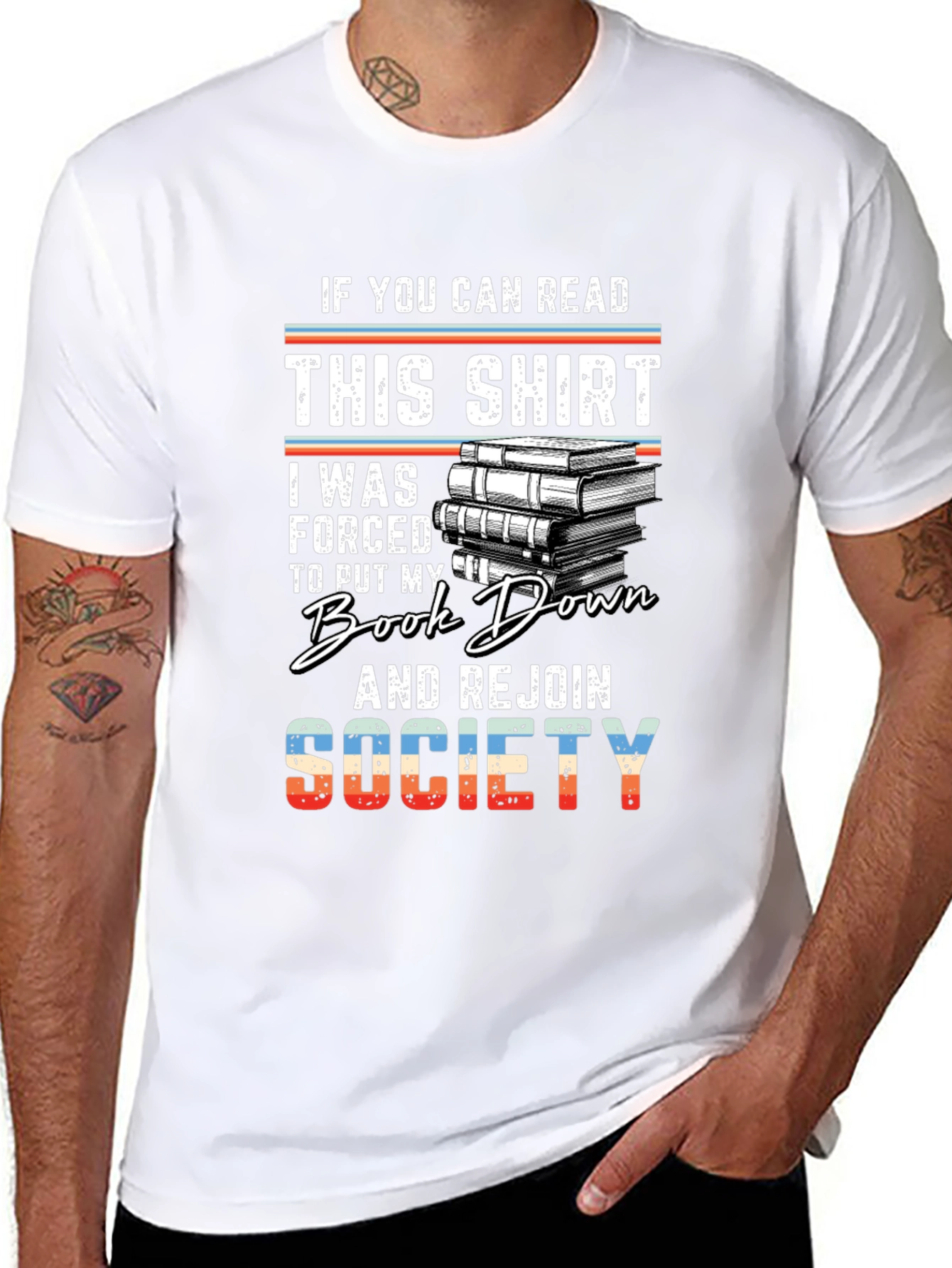 Book Lover T-Shirt - If You Can Read This