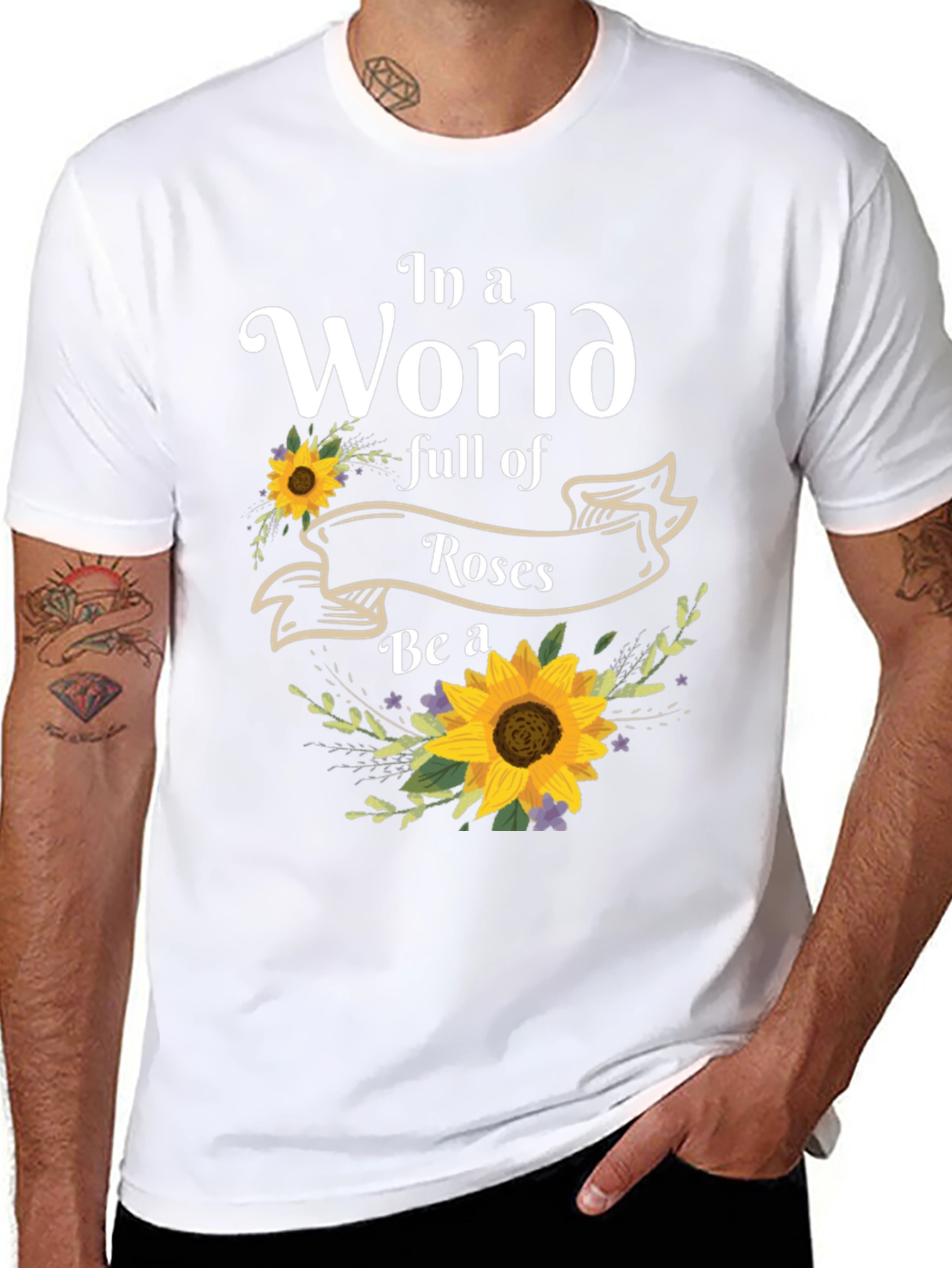 Sunflower T-Shirt: Be a Sunflower!