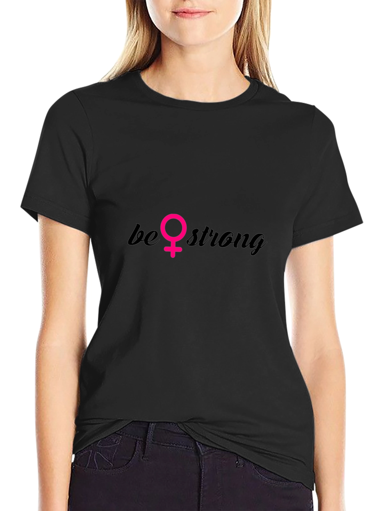Be Strong Venus Symbol Graphic T-Shirt