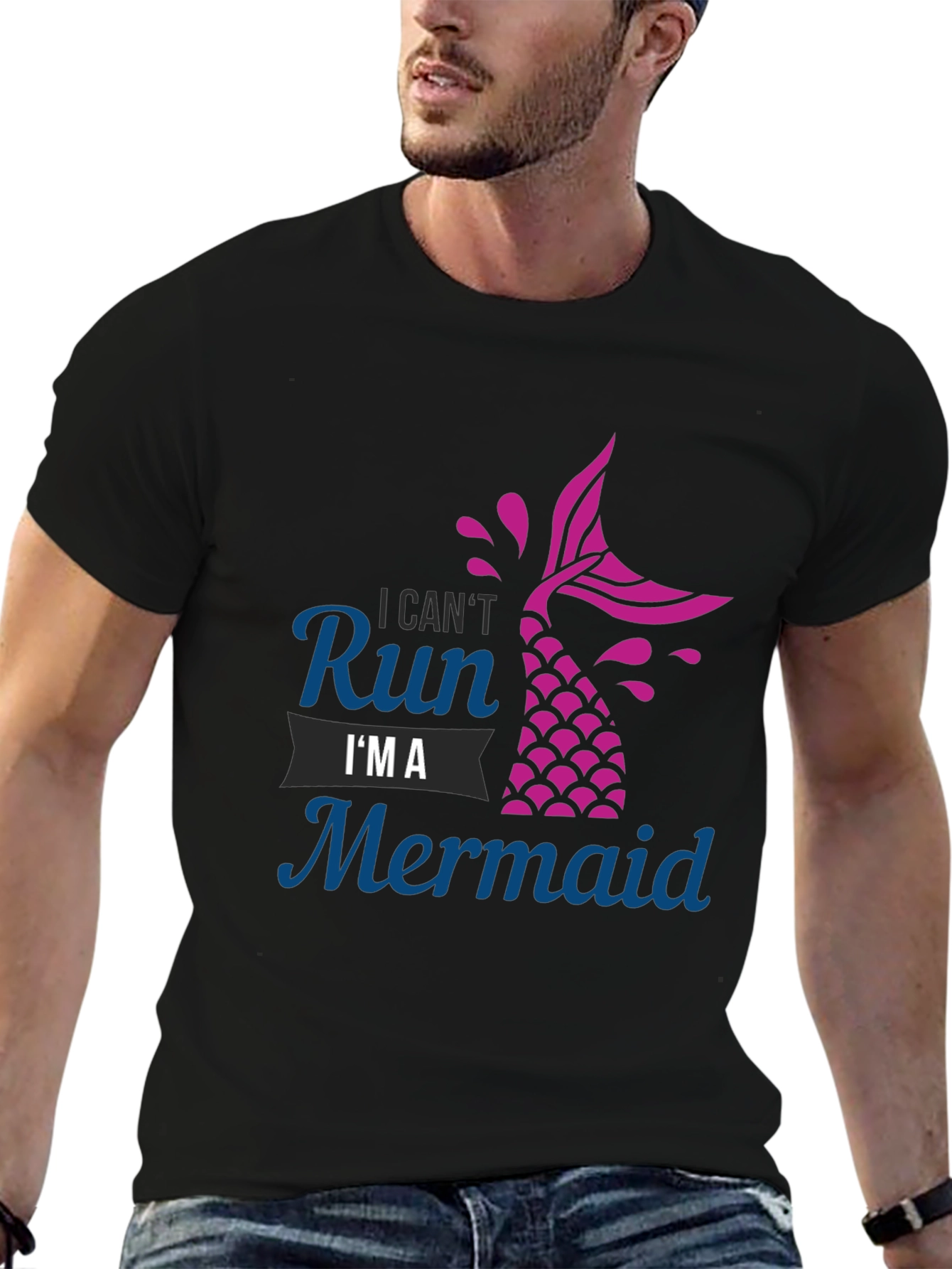 I Cant Run Im A Mermaid Graphic Tee