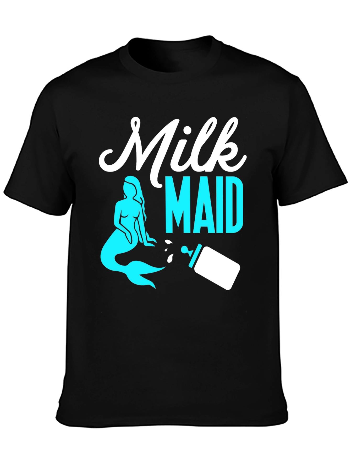 Milk Maid Graphic Tee - Funny Parent Shirt