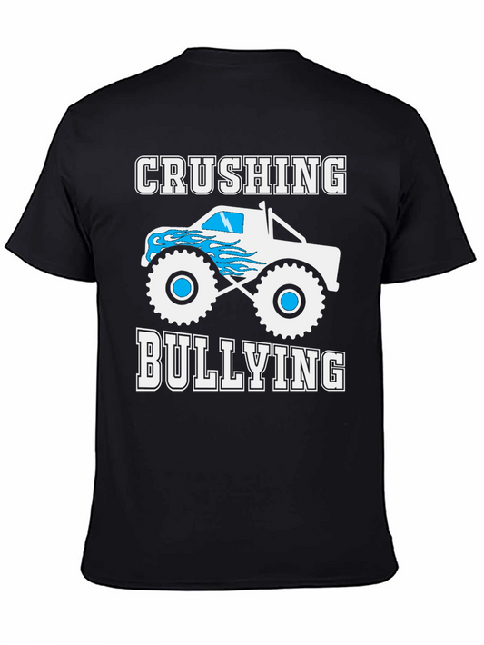Crushing Bullying Monster Truck Graphic T-Shirt