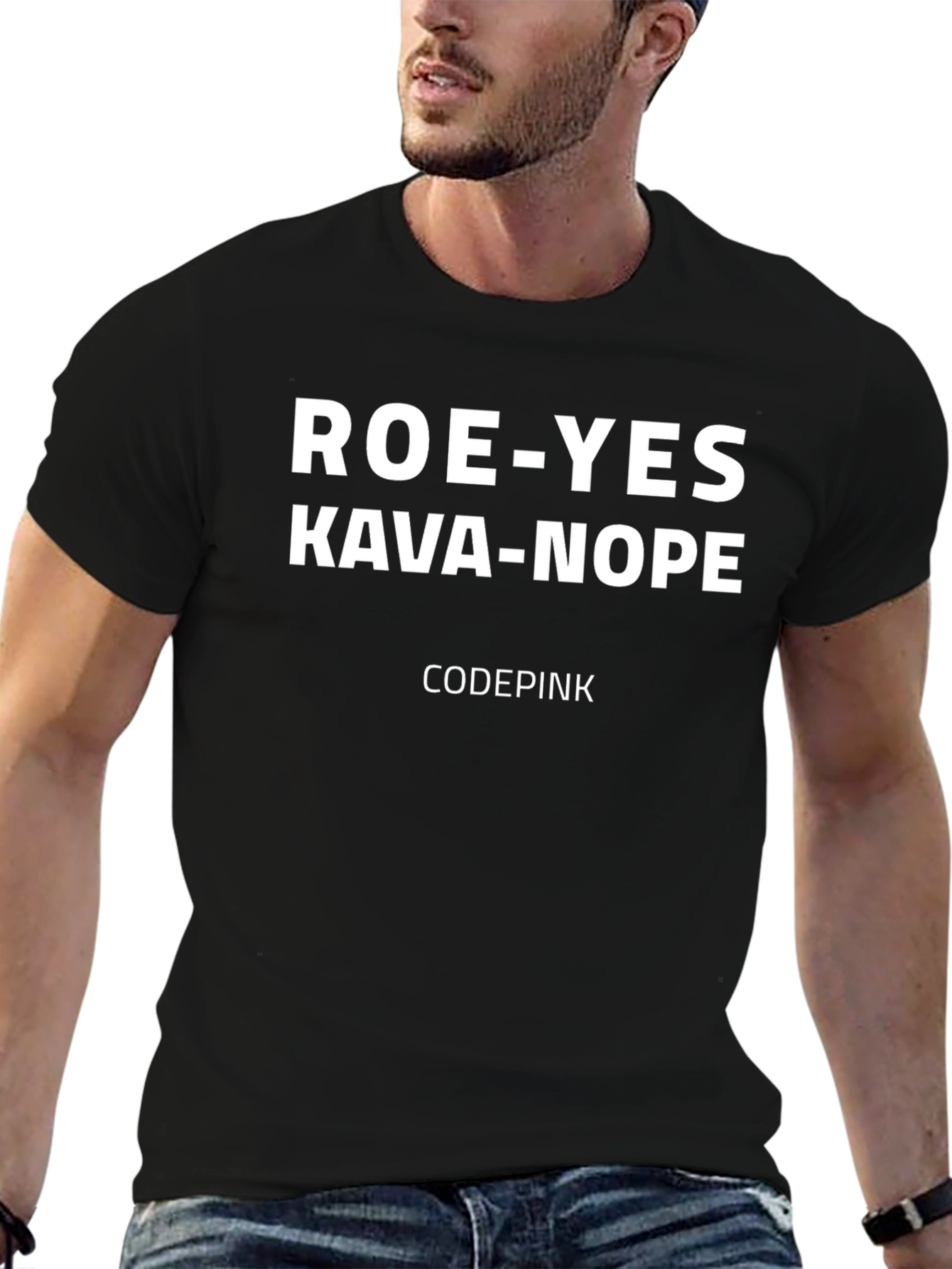 Roe-Yes Kava-Nope Protest T-Shirt
