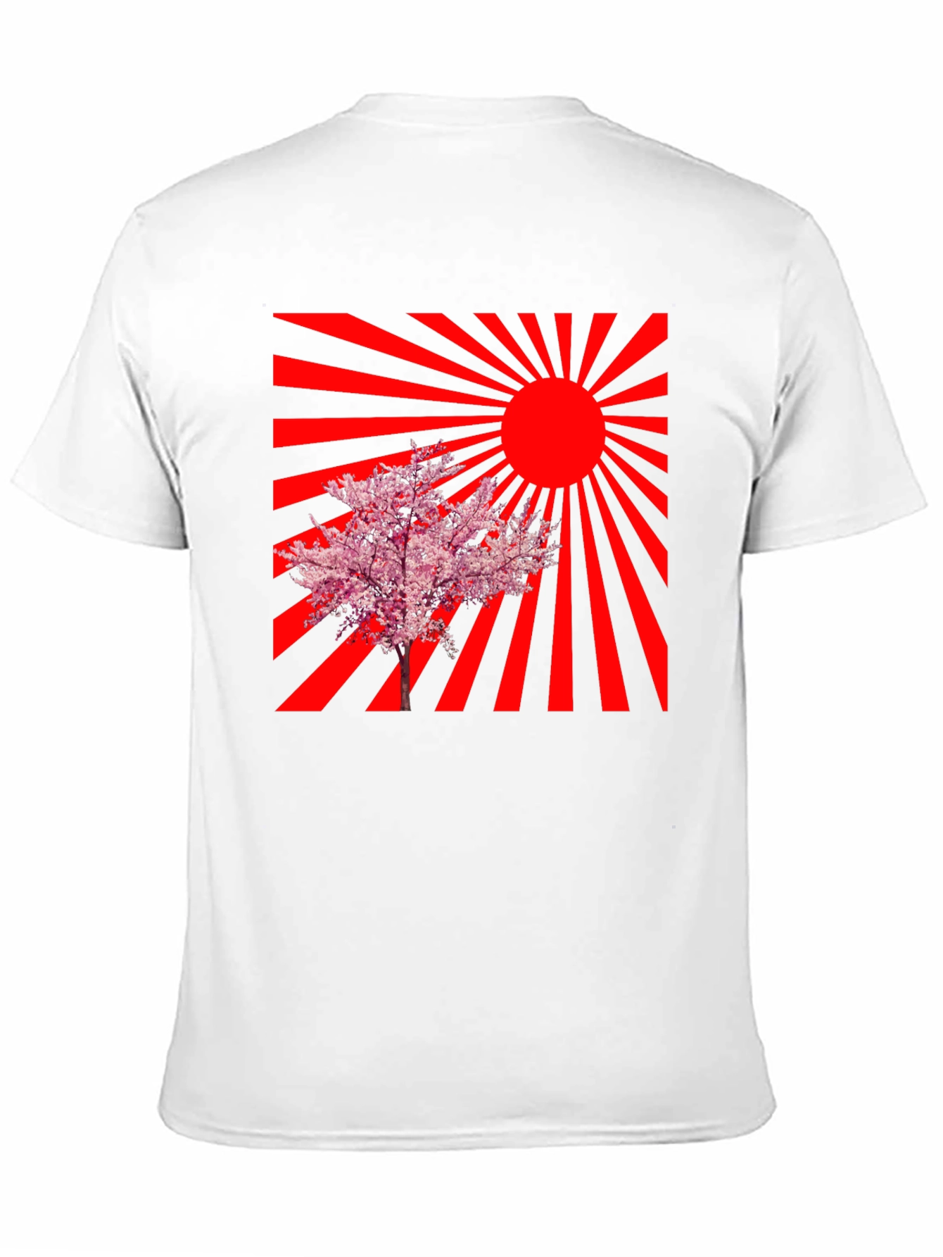 Rising Sun Cherry Blossom Graphic Tee