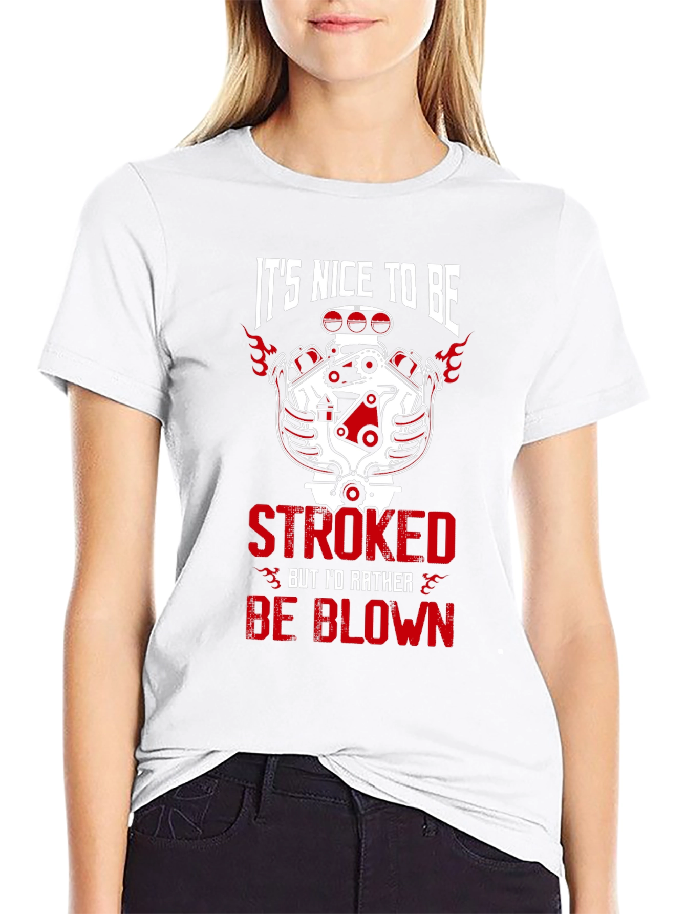 Its Nice To Be Stroked Graphic T-Shirt